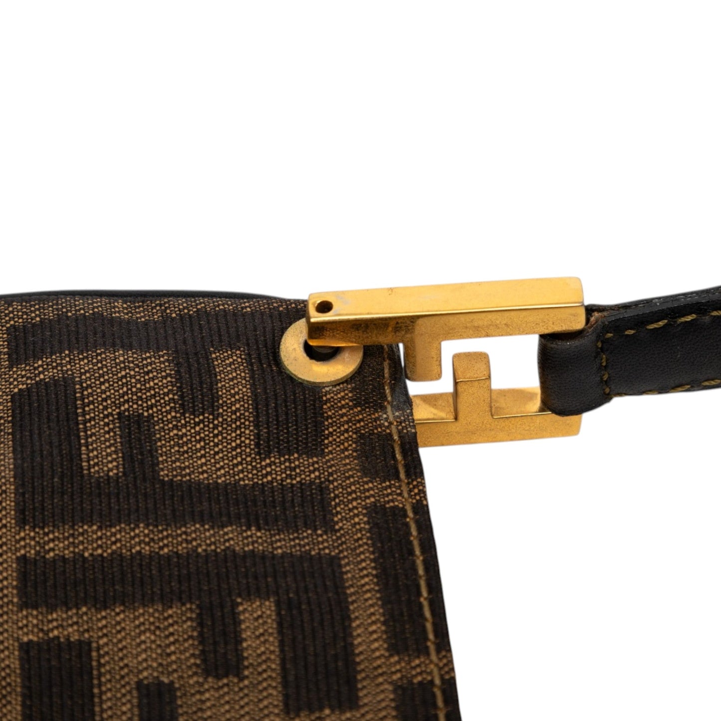 Fendi Zucca Canvas Shoulder Bag