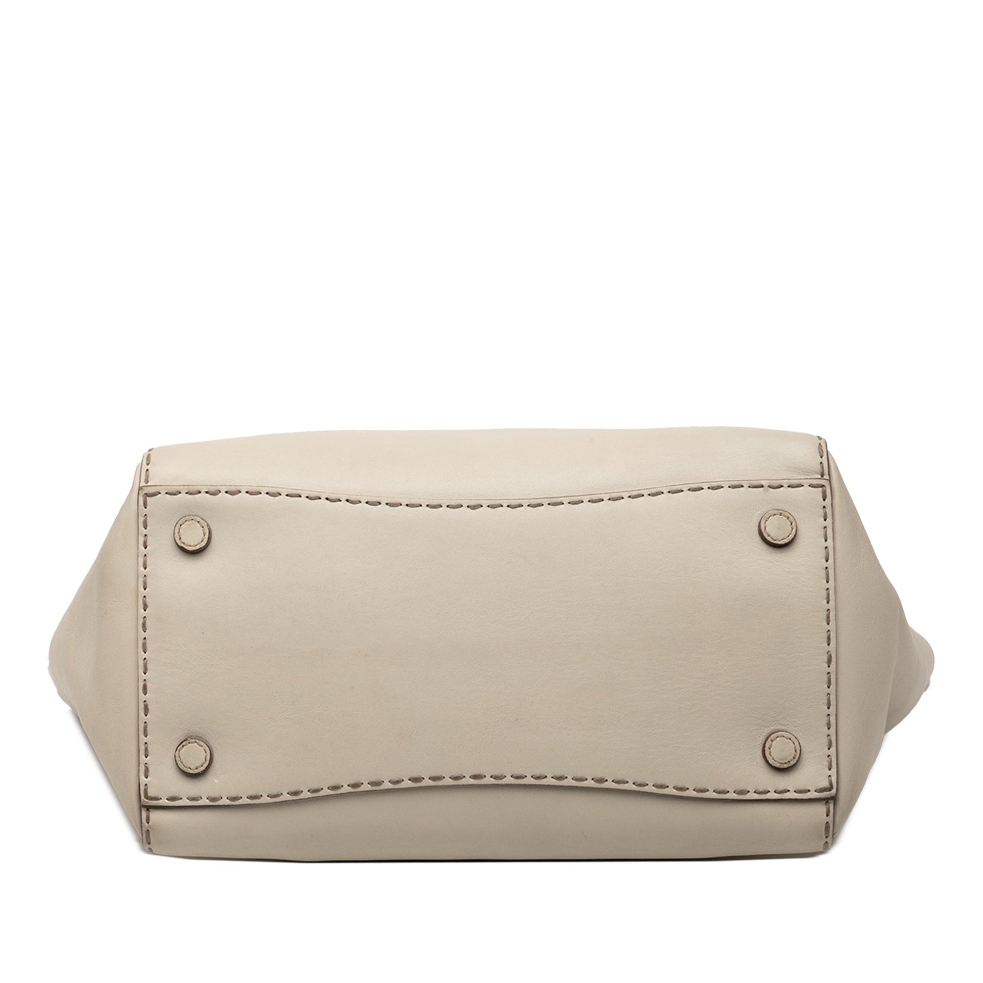 Prada City Calf Stitched Twin Pocket Satchel