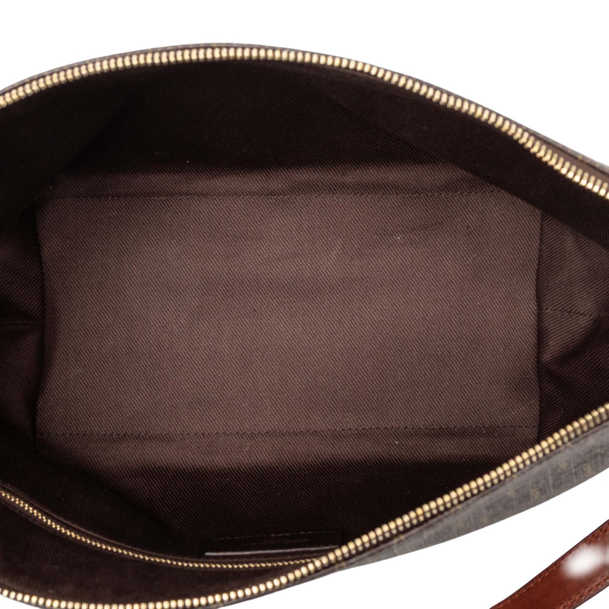 Saint Laurent Coated Canvas Le Monogramme Shoulder Bag