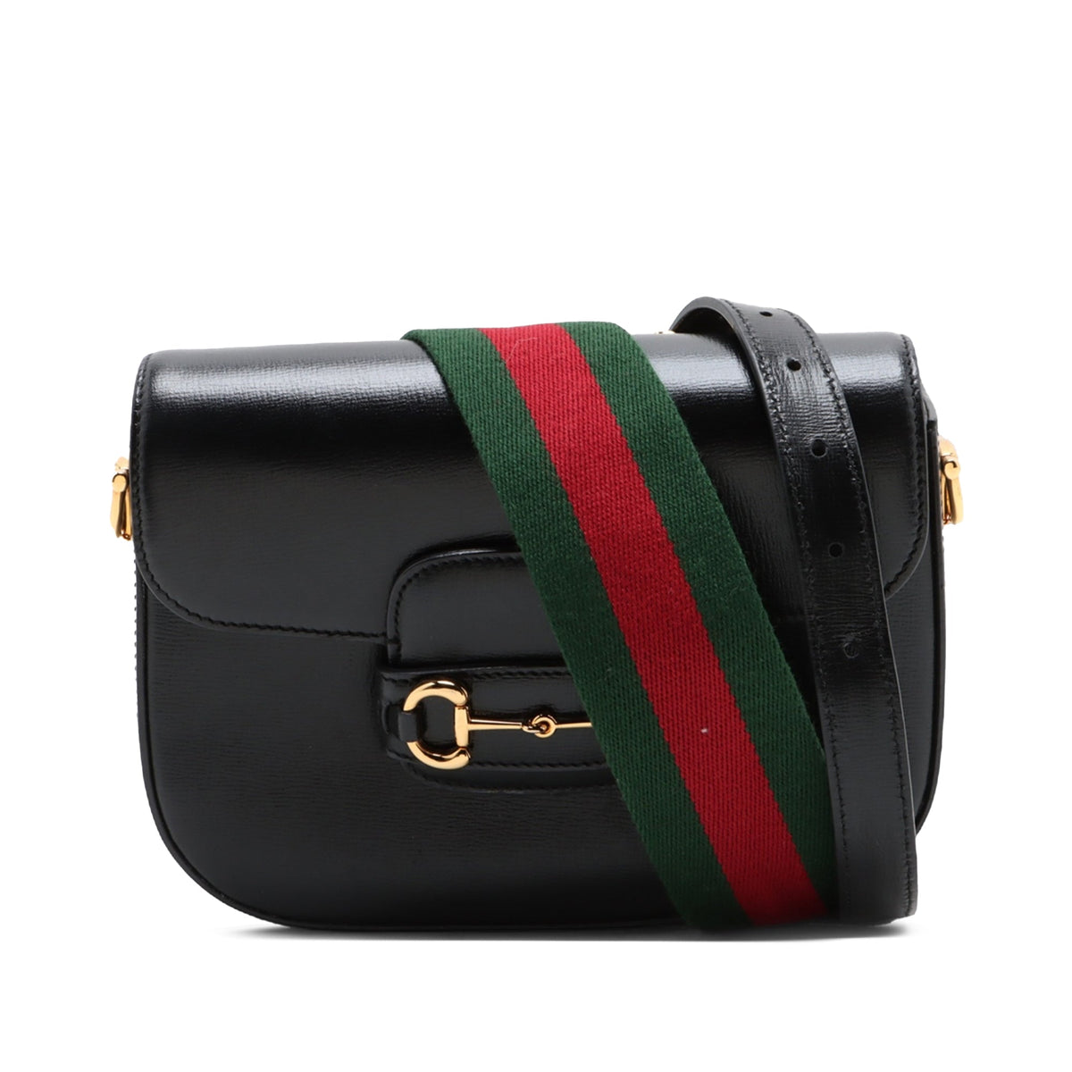 Gucci Small Calfskin Web Horsebit 1955 Crossbody