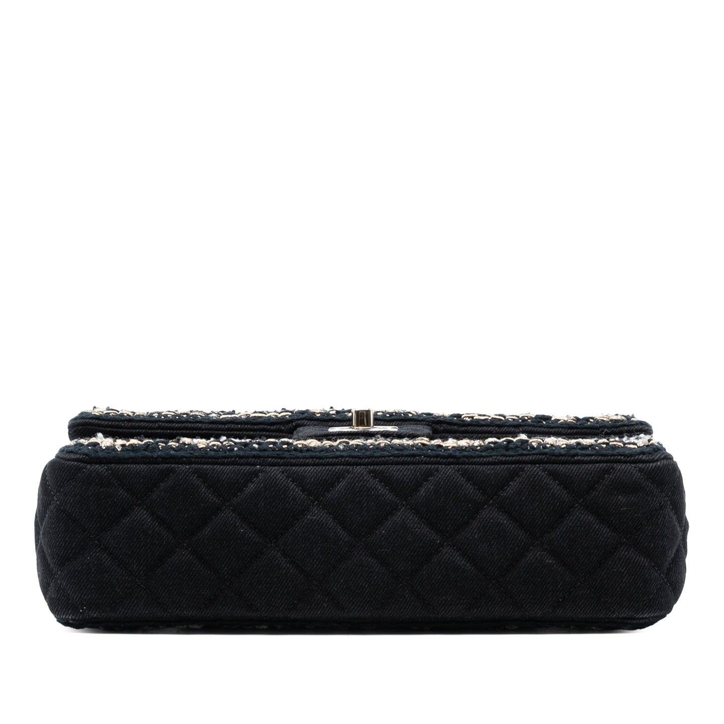 Chanel Medium Classic Denim Braided Single Flap