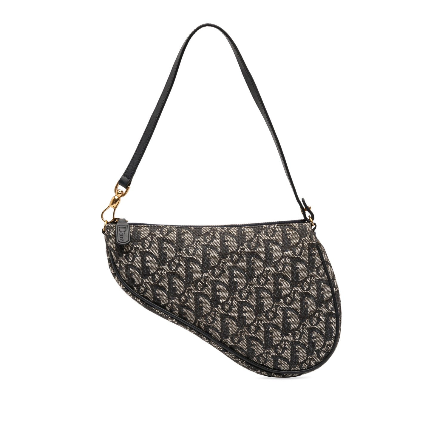 Dior Mini Diorissimo Canvas Saddle Pochette