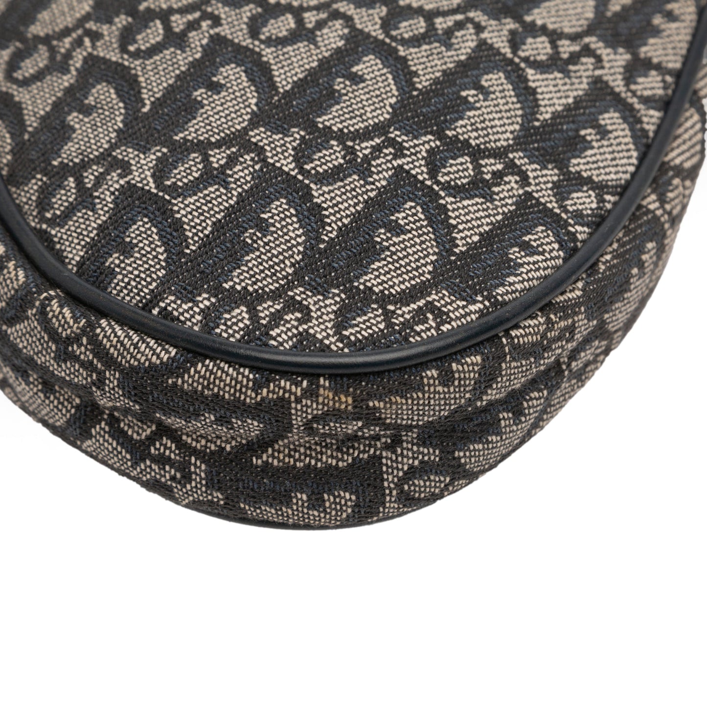 Dior Mini Diorissimo Canvas Saddle Pochette