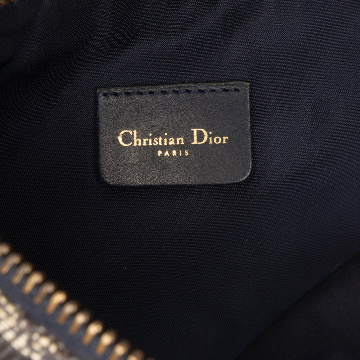 Dior Mini Diorissimo Canvas Saddle Pochette
