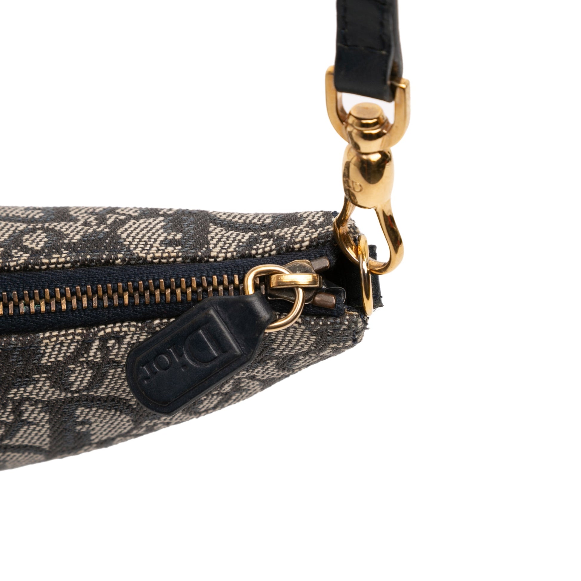 Dior Mini Diorissimo Canvas Saddle Pochette