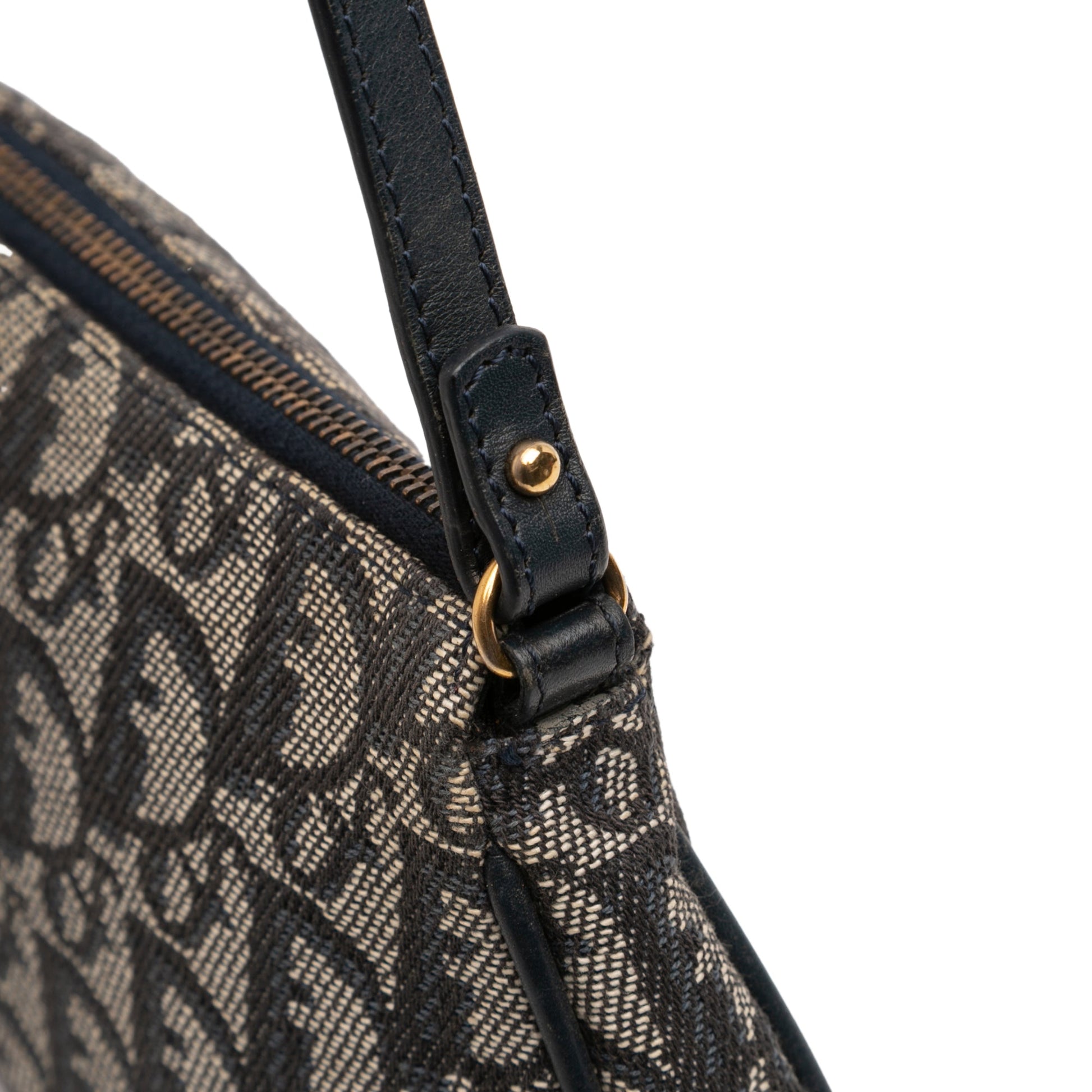 Dior Mini Diorissimo Canvas Saddle Pochette