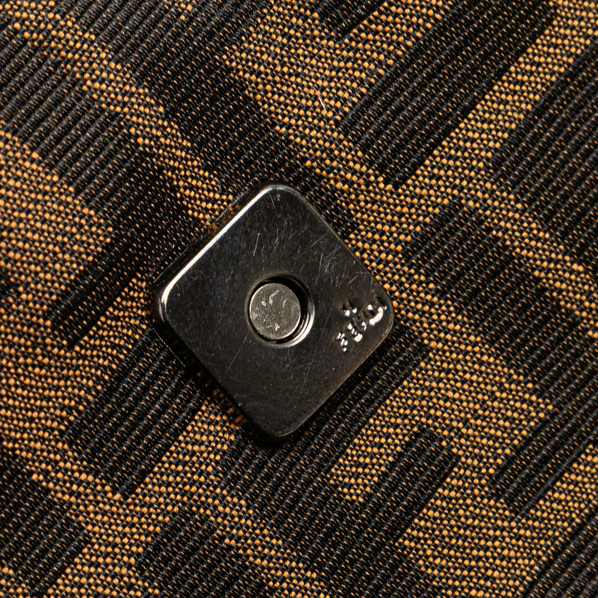 Fendi Zucca Canvas Shoulder Bag