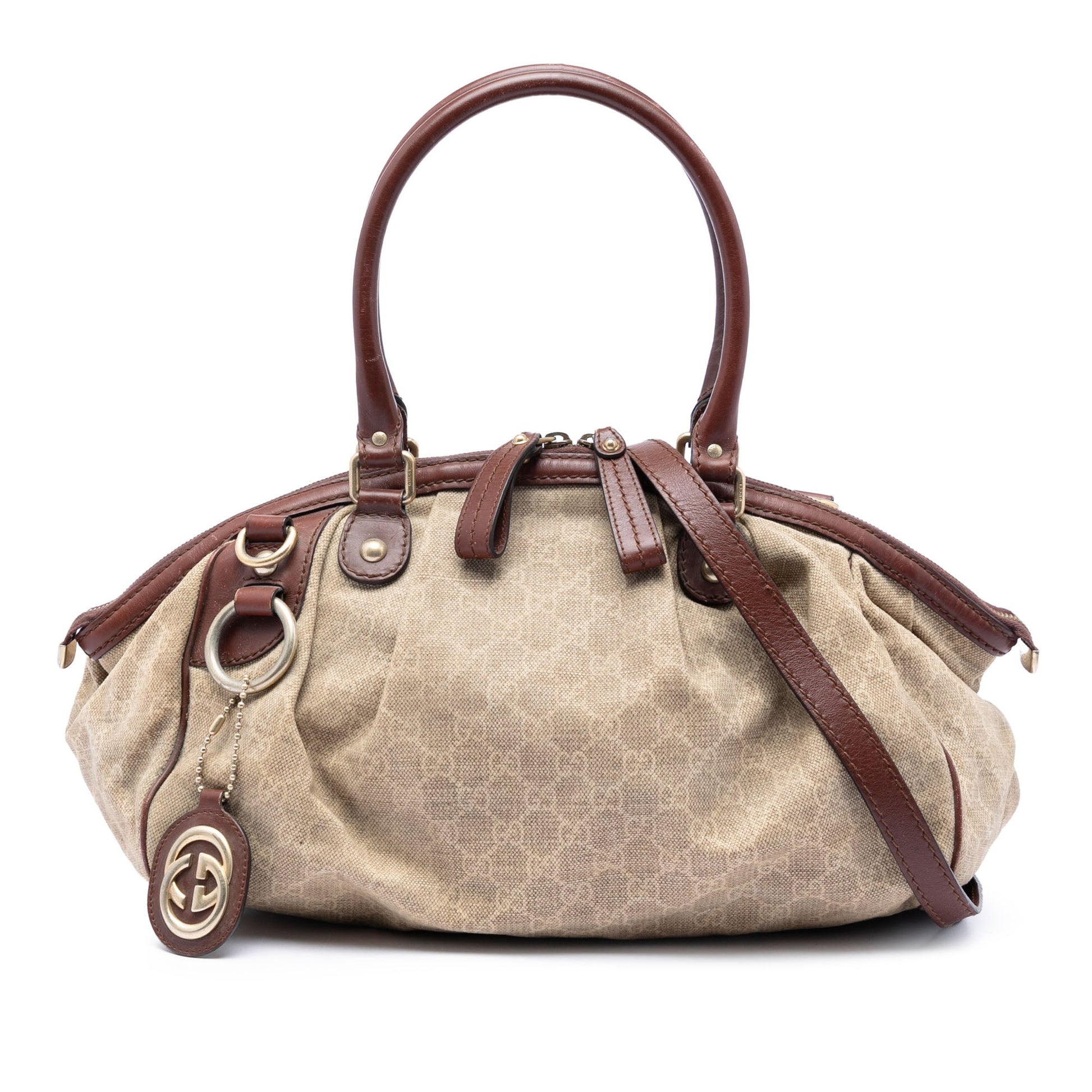 Gucci GG Canvas Sukey Satchel