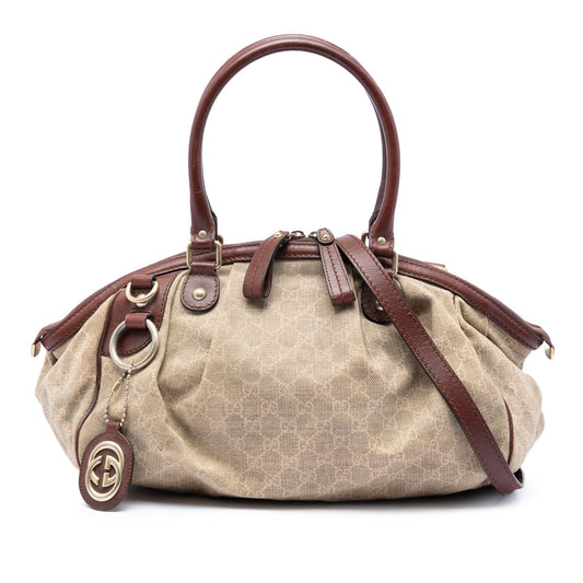 Gucci GG Canvas Sukey Satchel