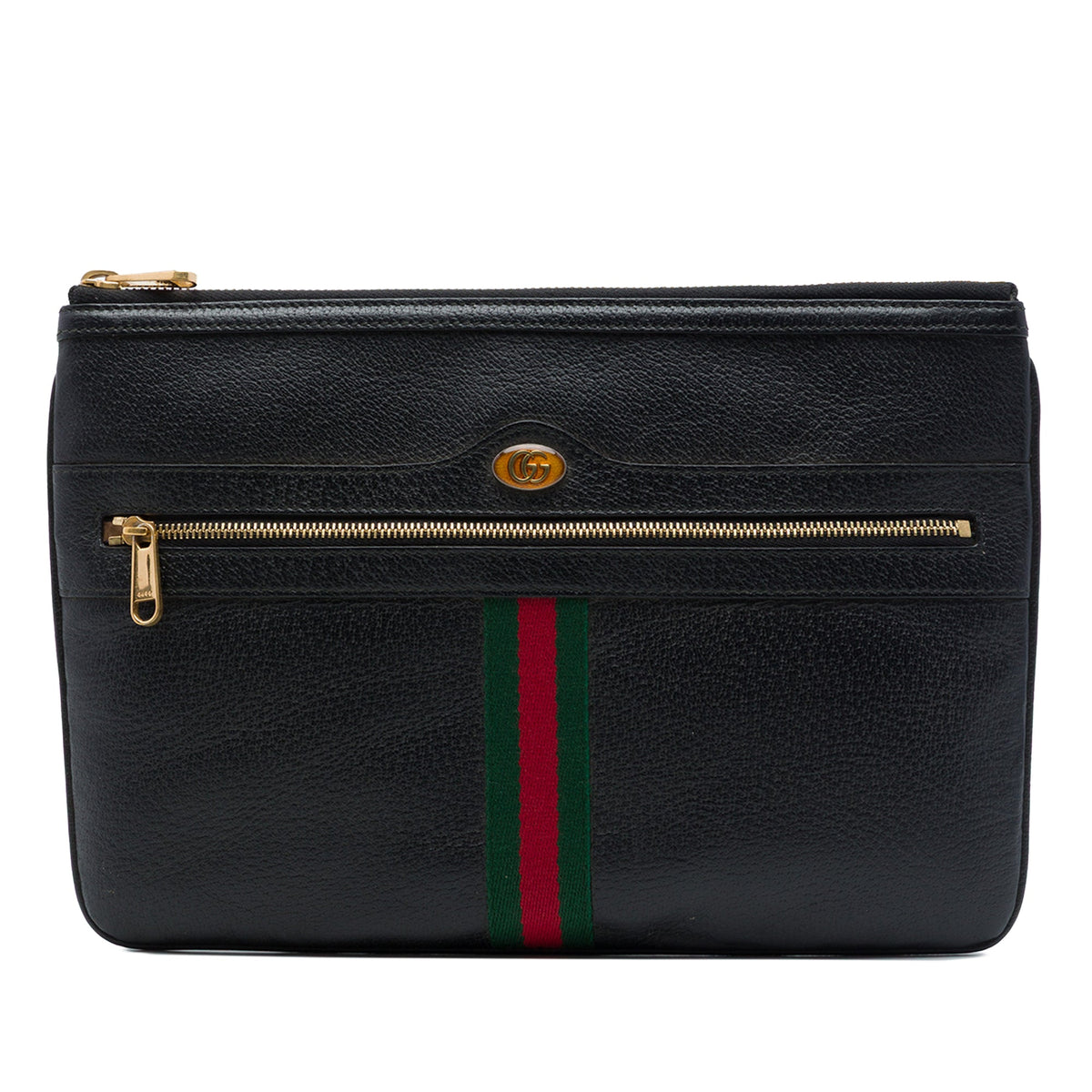 Gucci Calfskin Web Ophidia Clutch