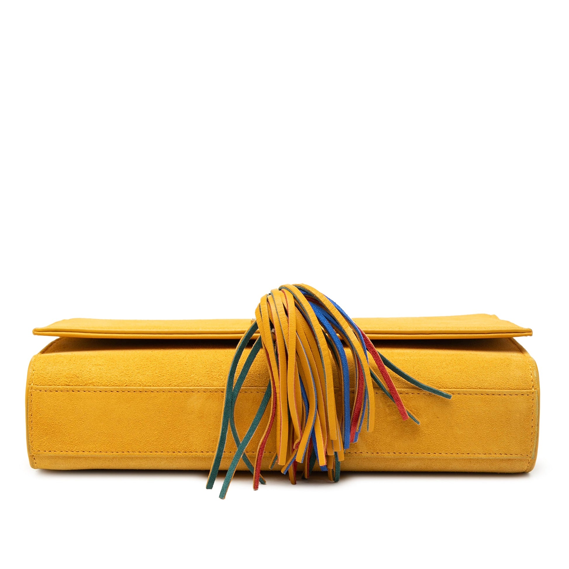 Saint Laurent Medium Suede Monogram Kate Tassel Crossbody