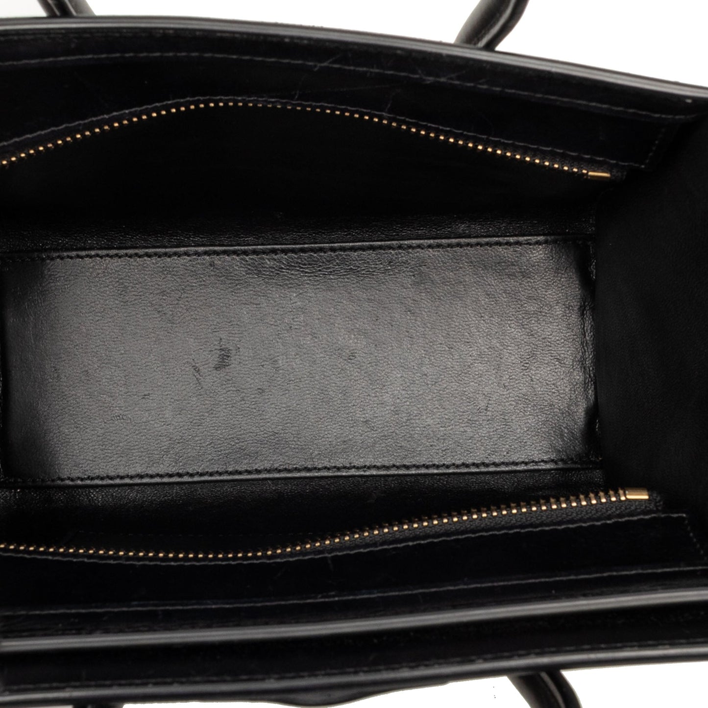 Celine Nano Tricolor Leather Luggage Tote