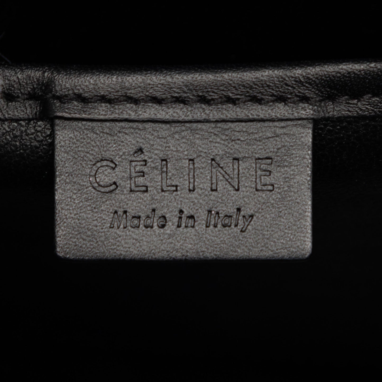 Celine Nano Tricolor Leather Luggage Tote