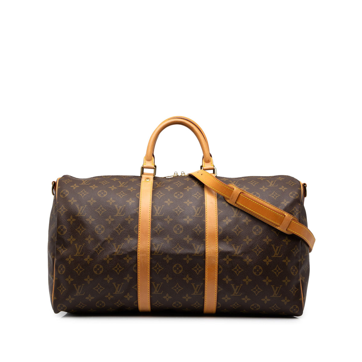Louis Vuitton Monogram Keepall Bandouliere 50 — Brown