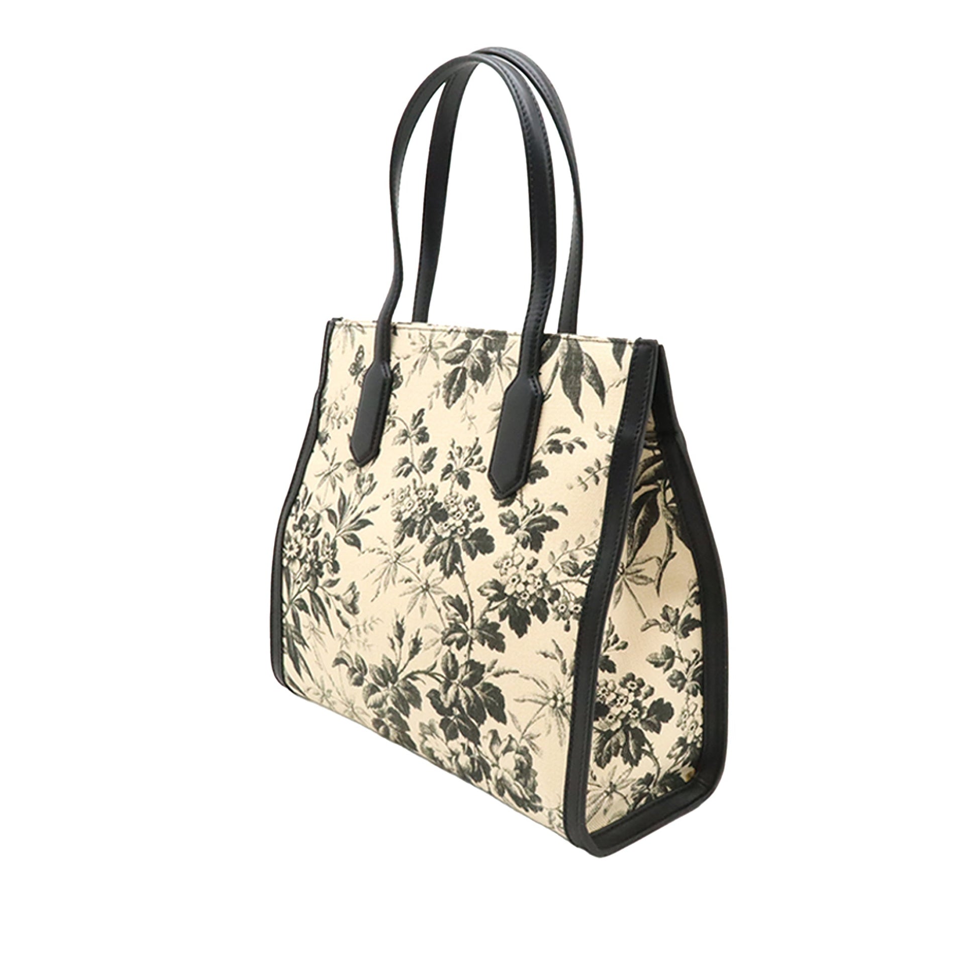 Gucci Canvas GG Ribbon Herbarium Tote