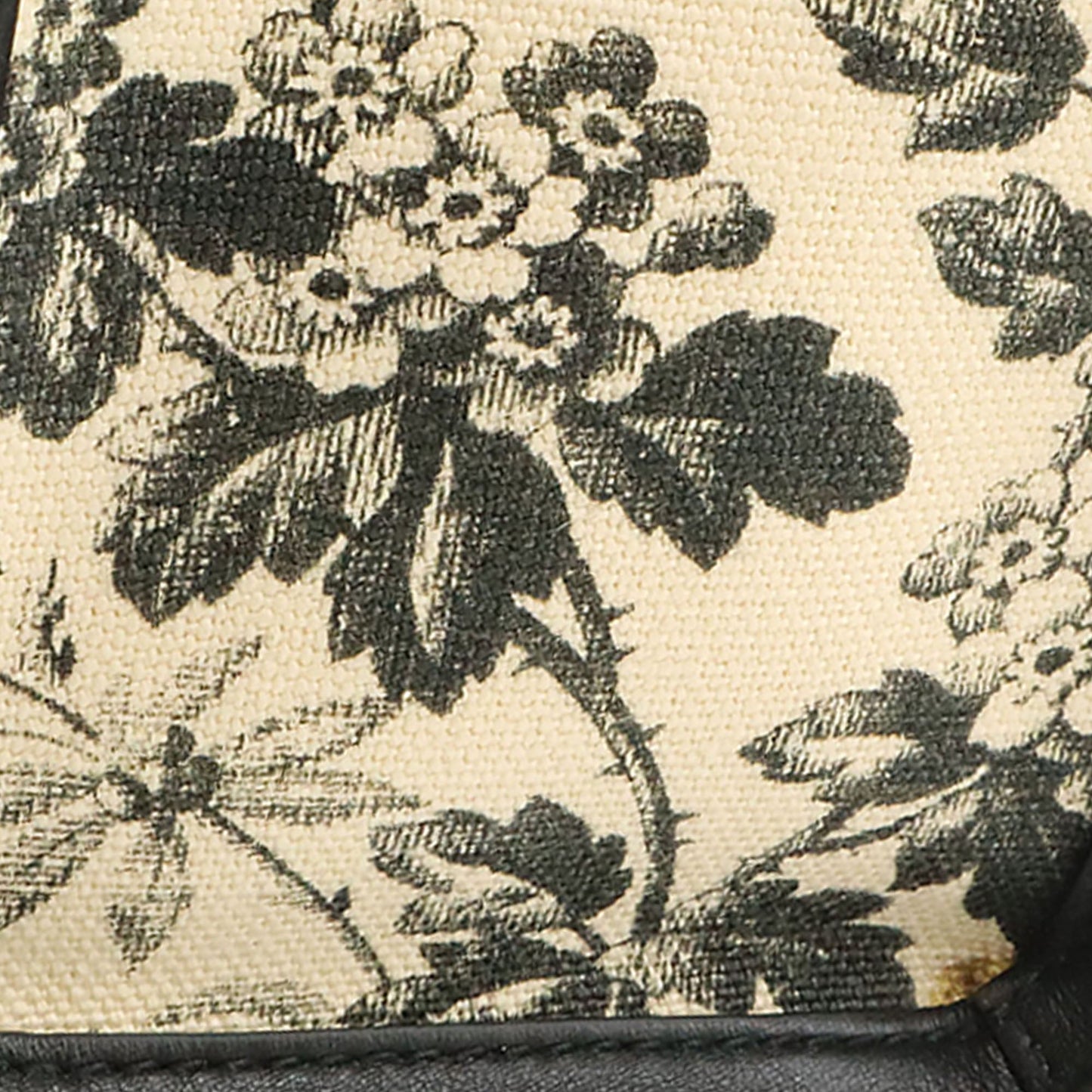Gucci Canvas GG Ribbon Herbarium Tote