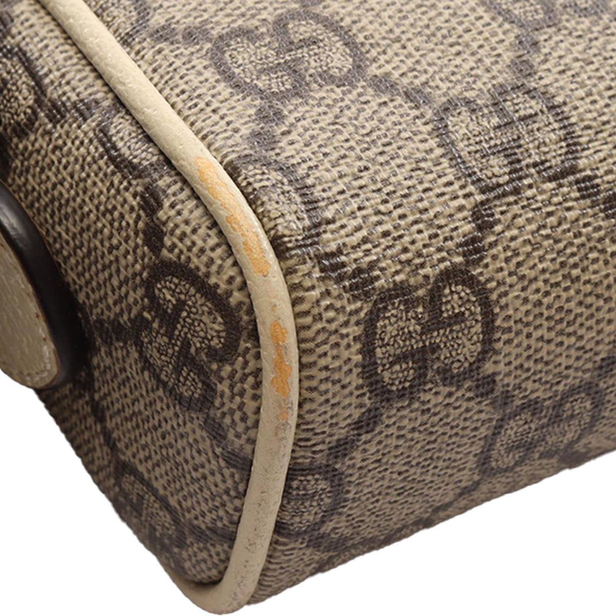 Gucci Mini GG Supreme Web Ophidia Crossbody — Beige
