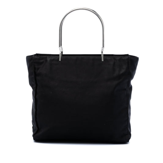 Prada Tessuto Metal Handle Bag