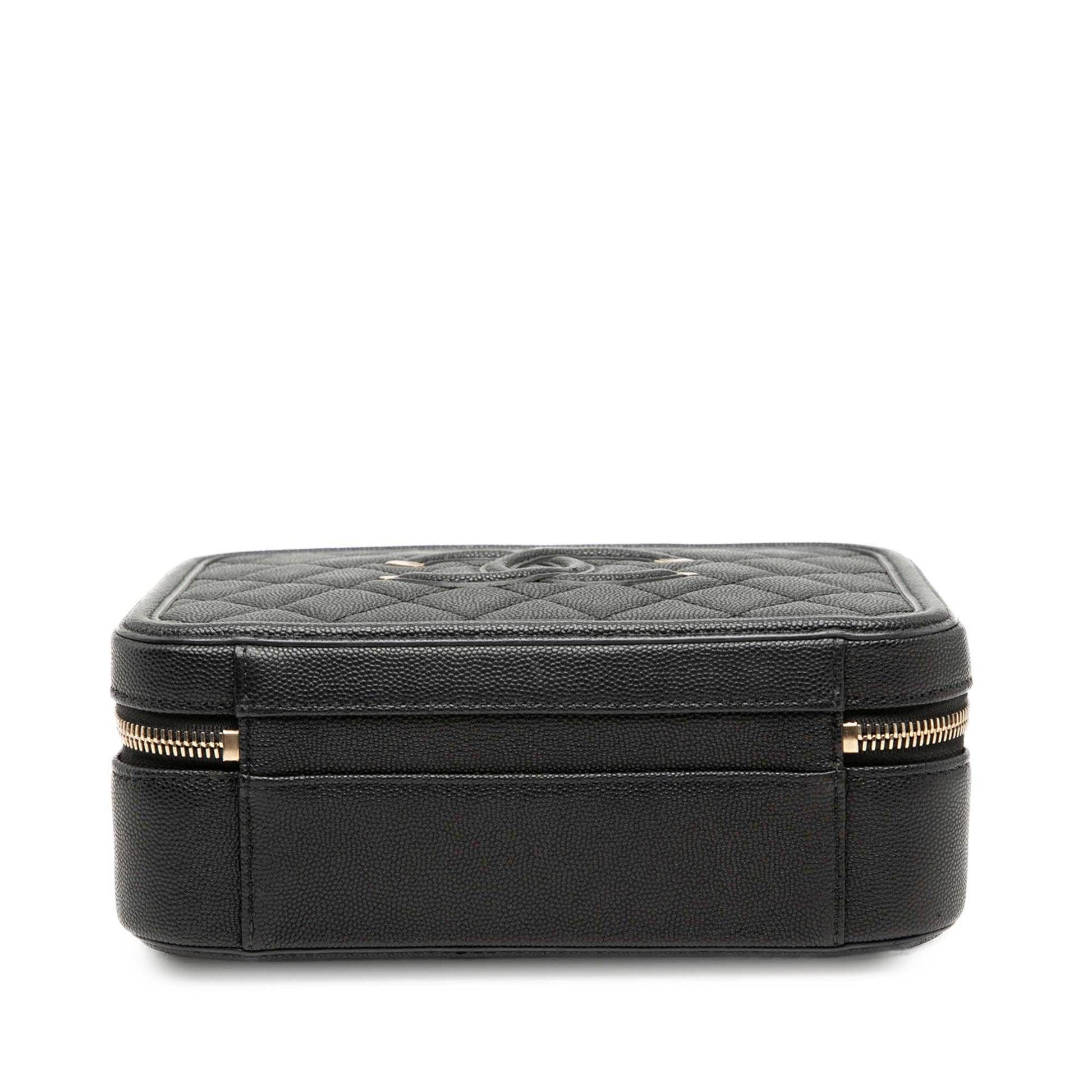 Chanel Medium Caviar CC Filigree Vanity Case