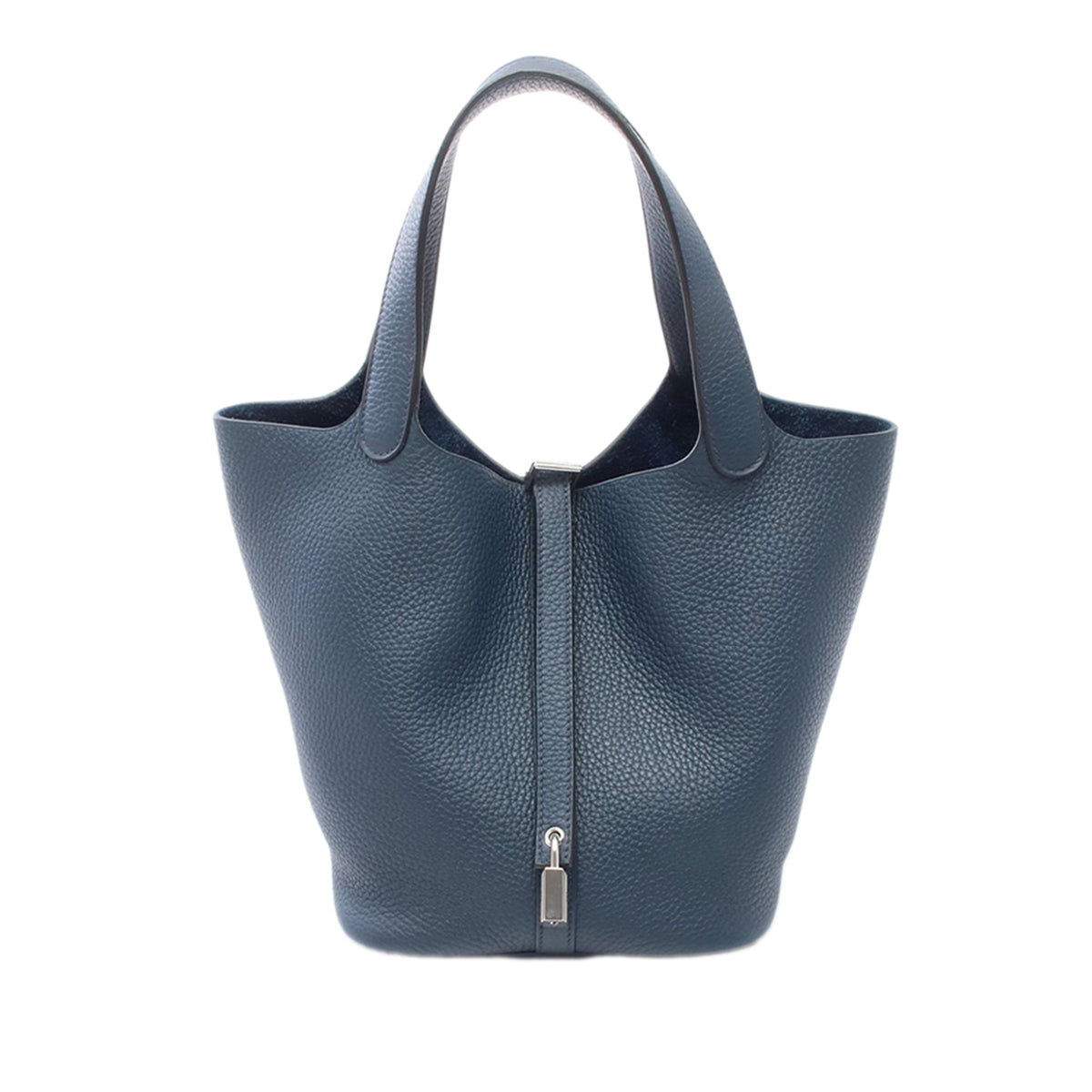 Hermès Clemence Picotin Lock 22 — Blue