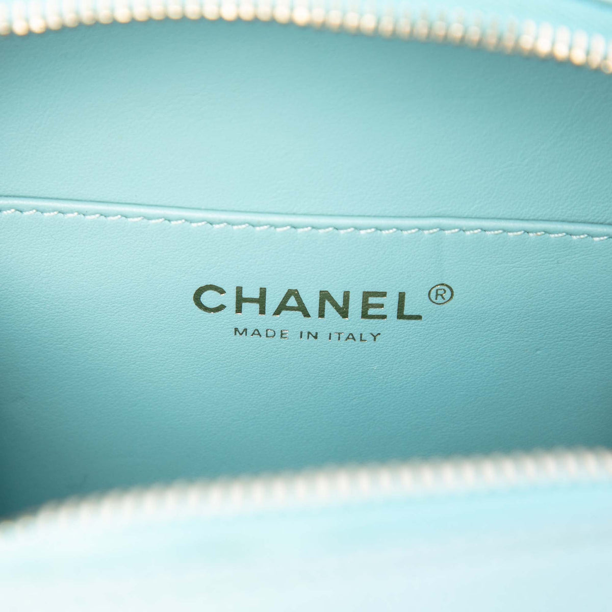 Chanel Caviar CC Filigree Vertical Vanity Case
