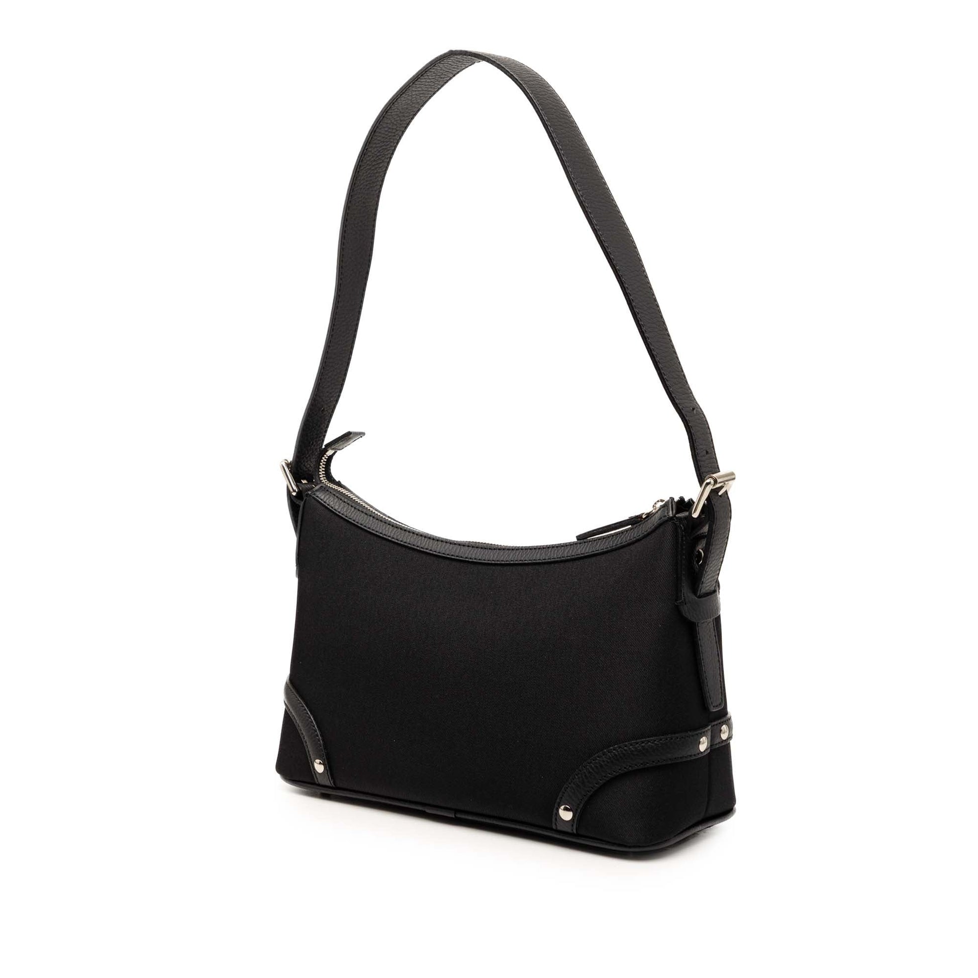 Burberry Nova Check Trimmed Canvas Shoulder Bag