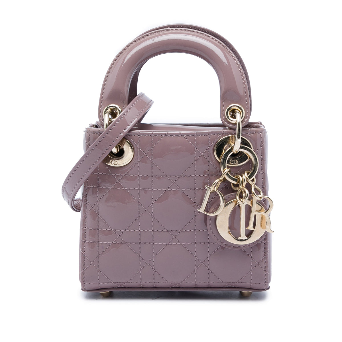 Dior Micro Patent Cannage Lady Dior