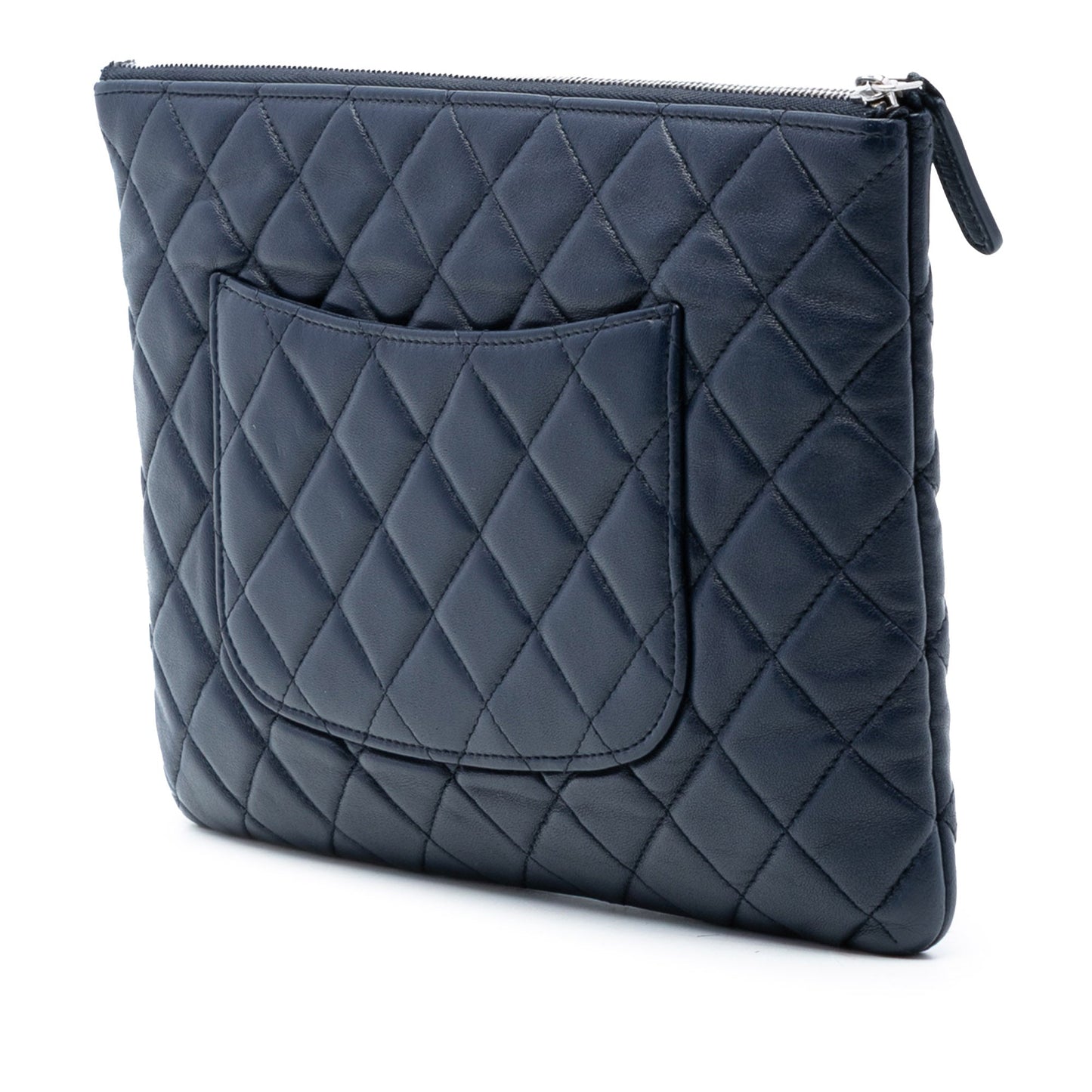 Medium Quilted Lambskin O Case Clutch