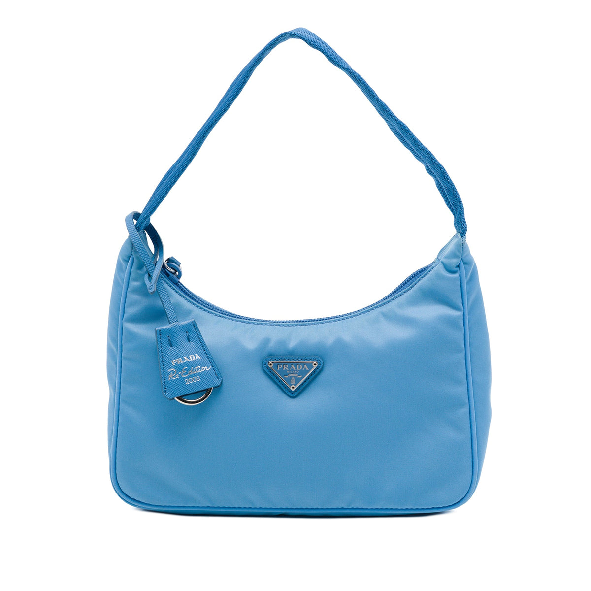 Prada Mini Tessuto Re Edition 2000 Shoulder Bag — Blue