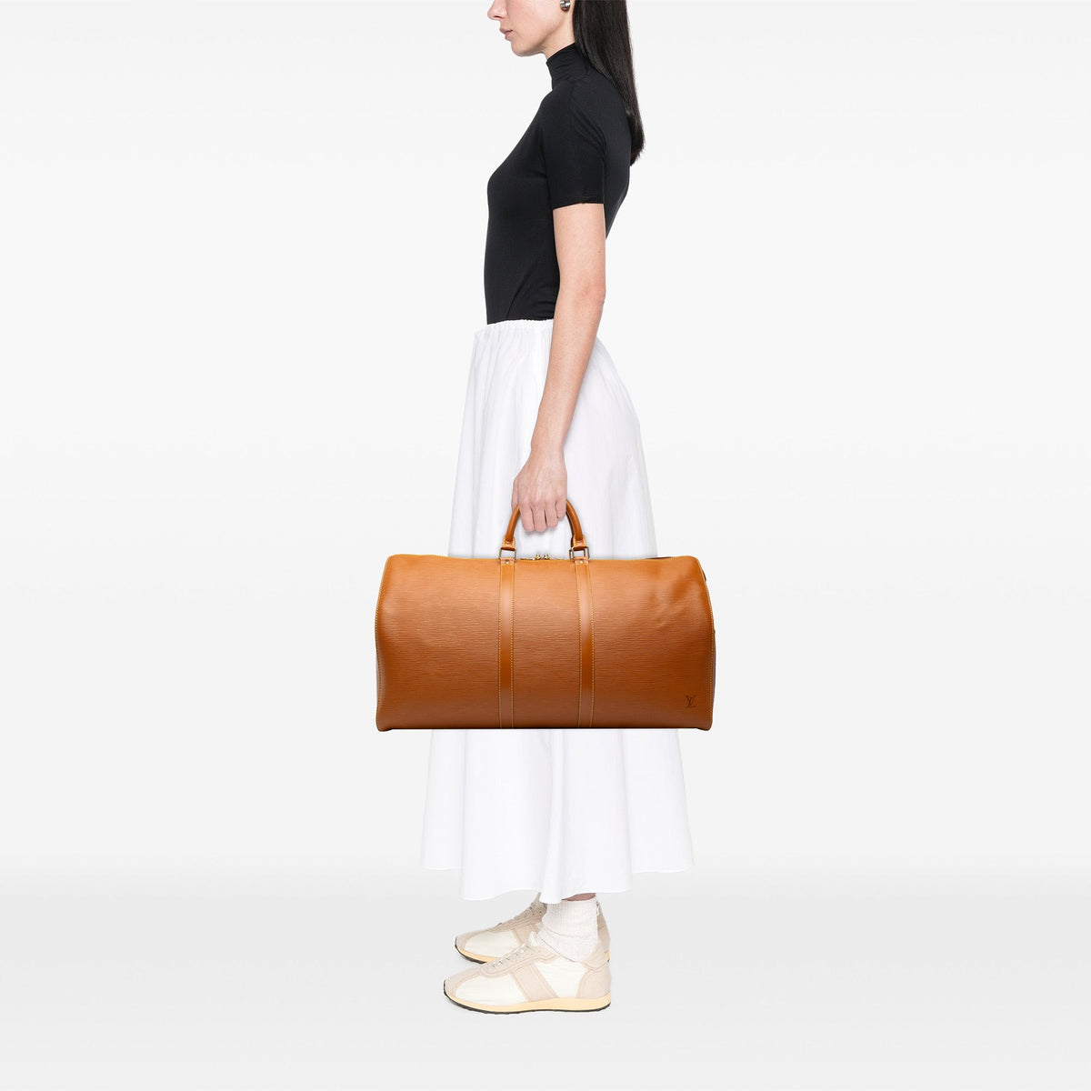 Louis Vuitton Epi Keepall 55 — Brown