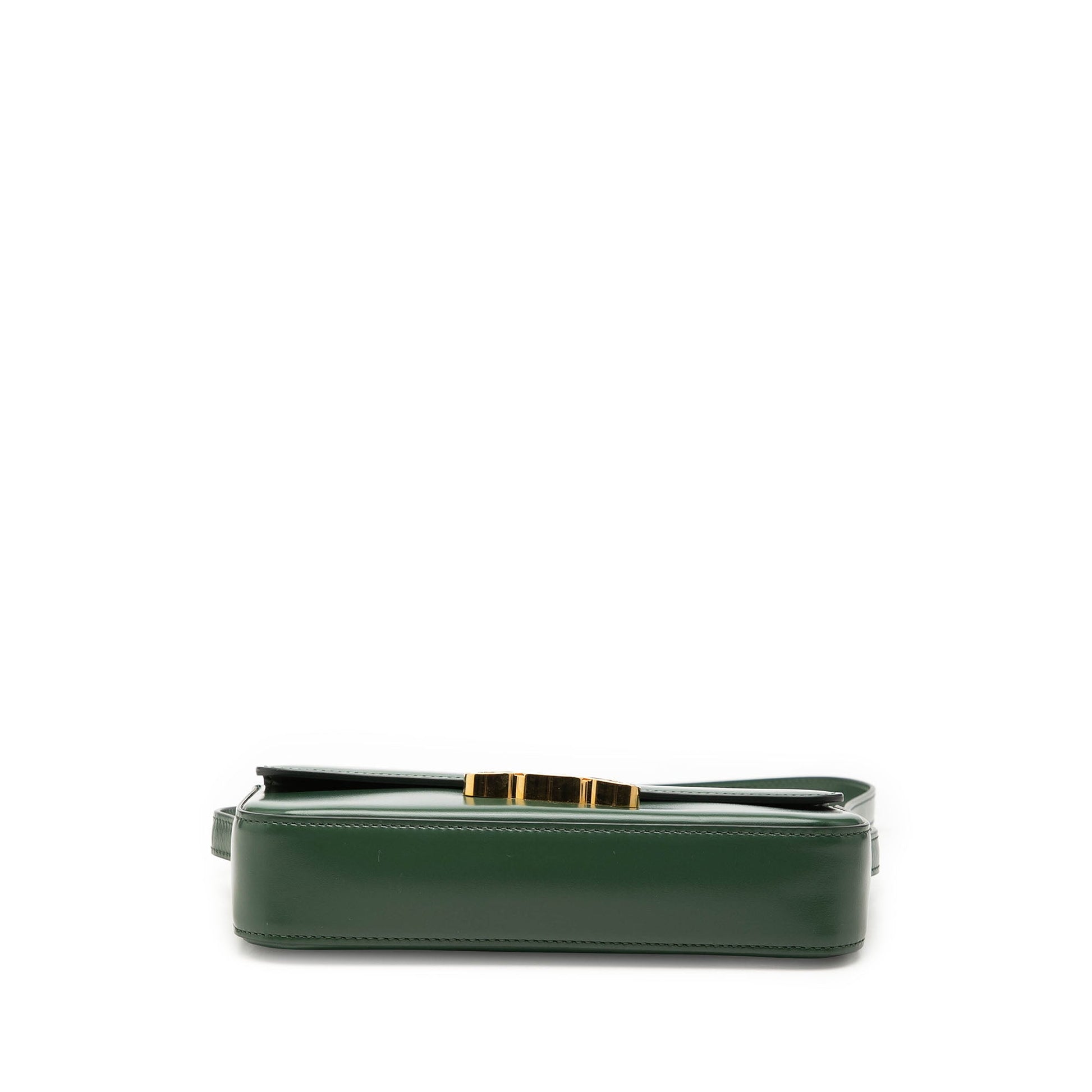 Celine Shiny Calfskin Claude Shoulder Bag