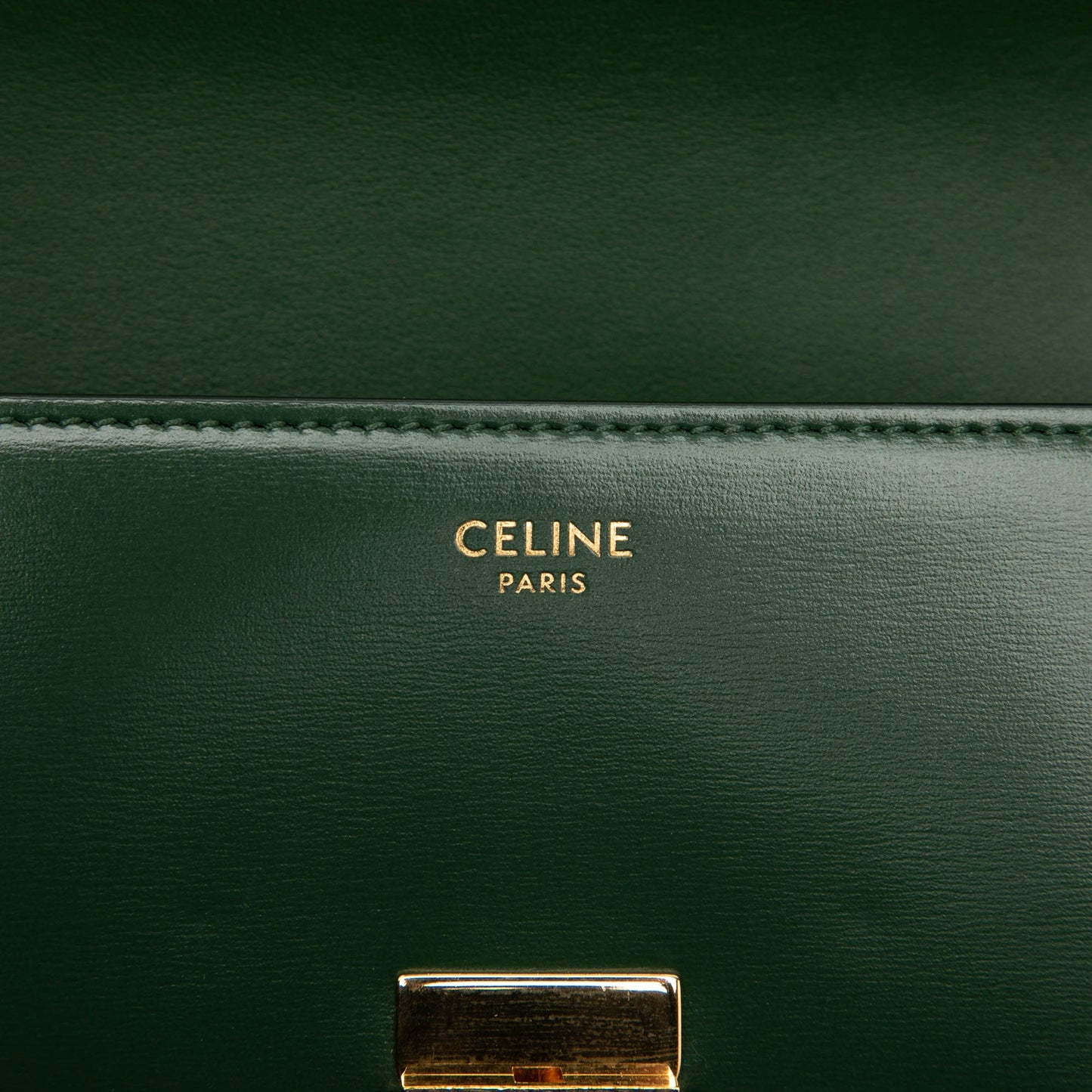 Celine Shiny Calfskin Claude Shoulder Bag