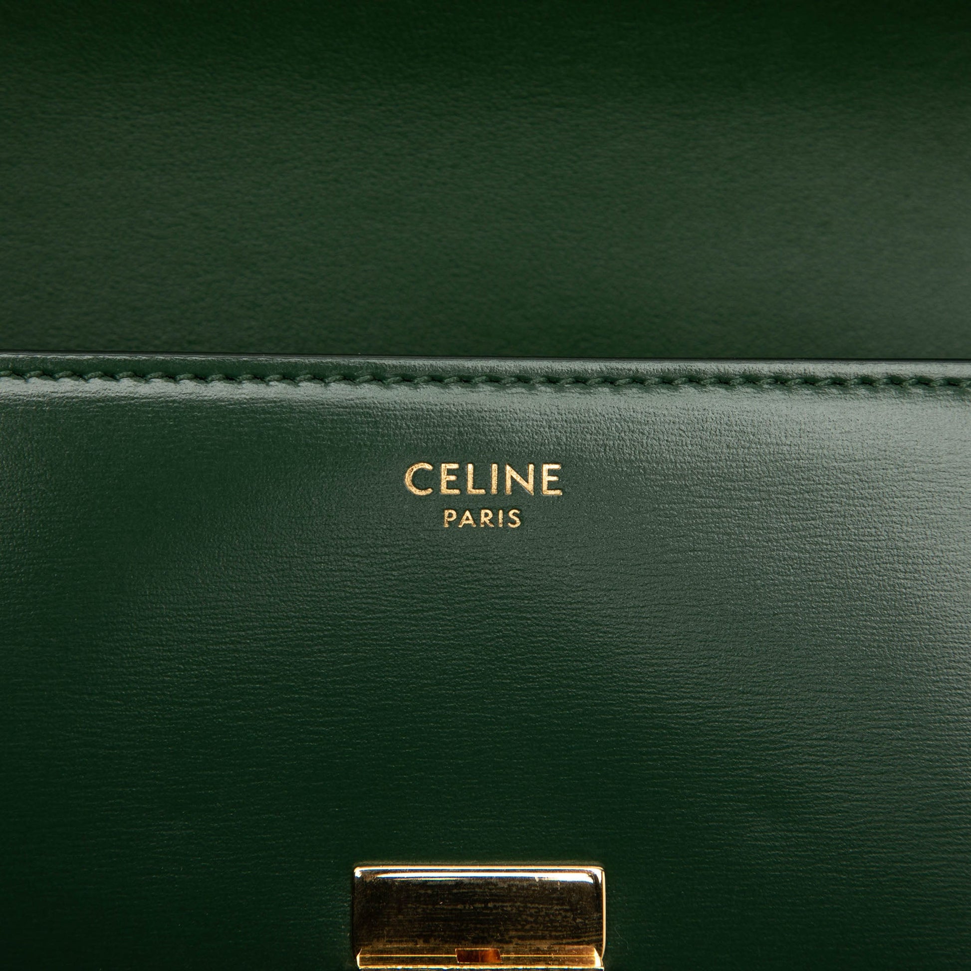 Celine Shiny Calfskin Claude Shoulder Bag