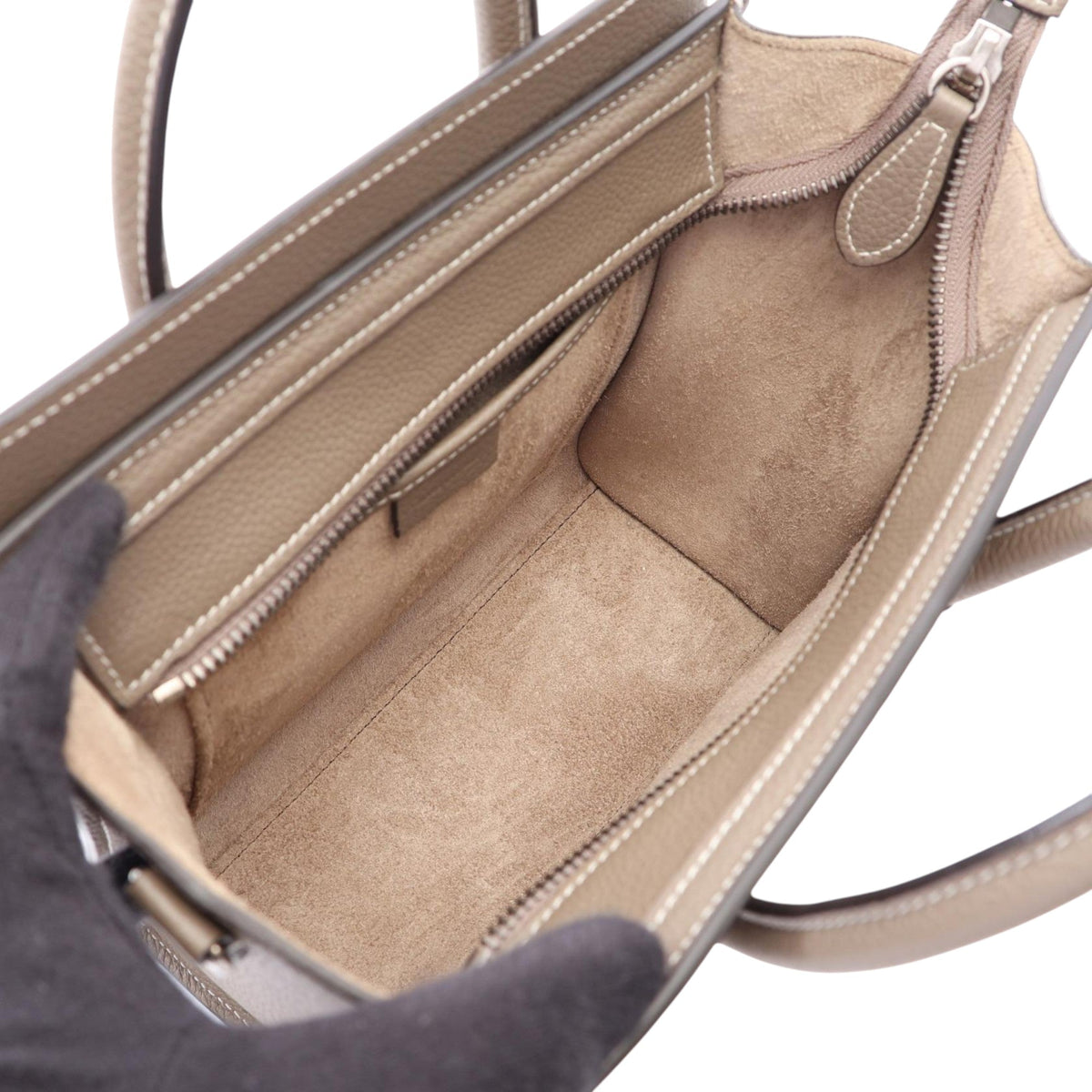 Celine Nano Leather Luggage Tote