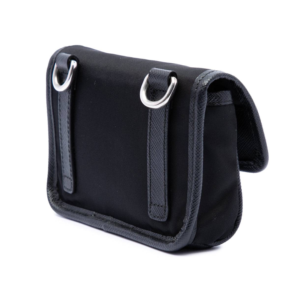 Prada Re Nylon and Saffiano Pouch
