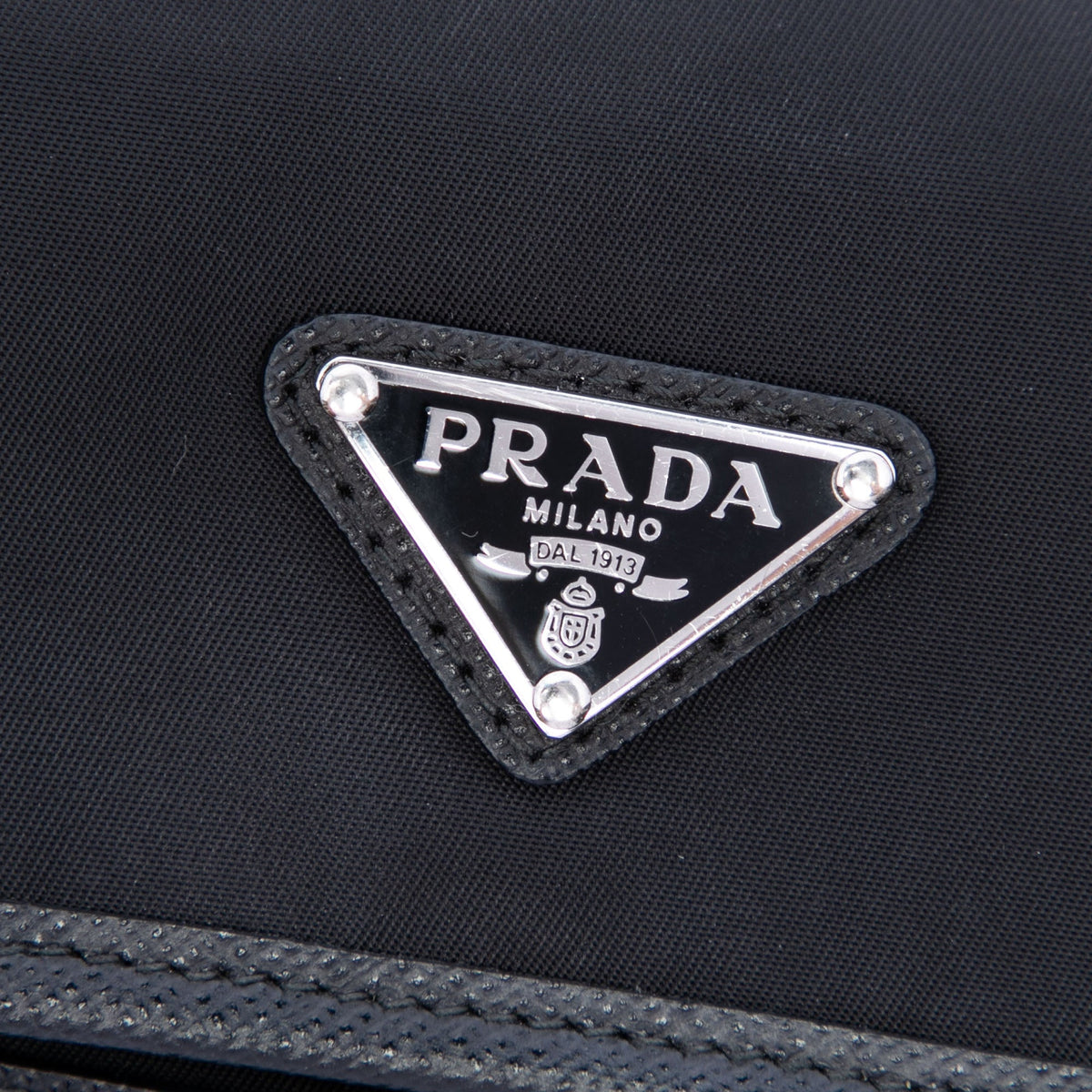 Prada Re Nylon and Saffiano Pouch