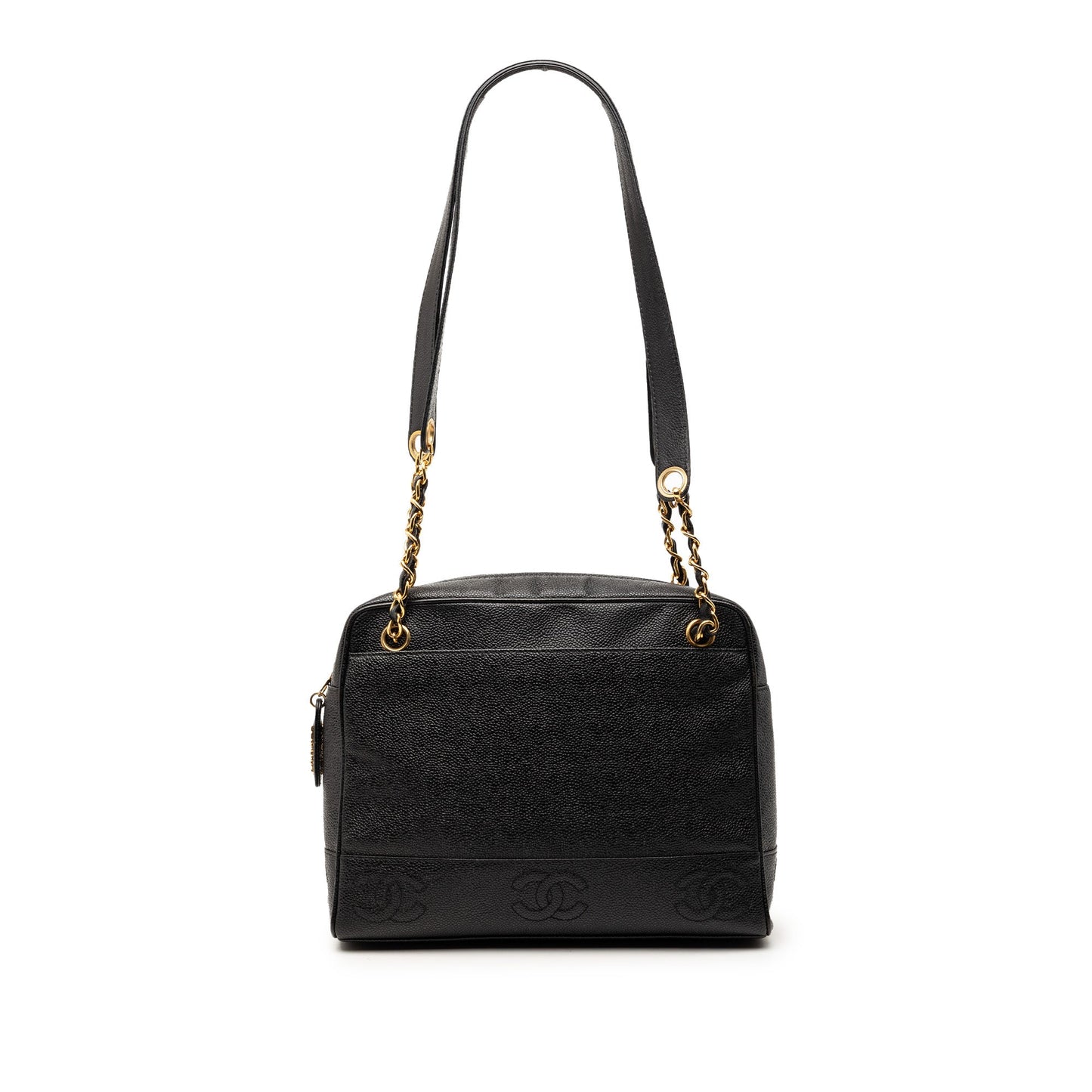 Chanel Triple CC Caviar Zip Tote