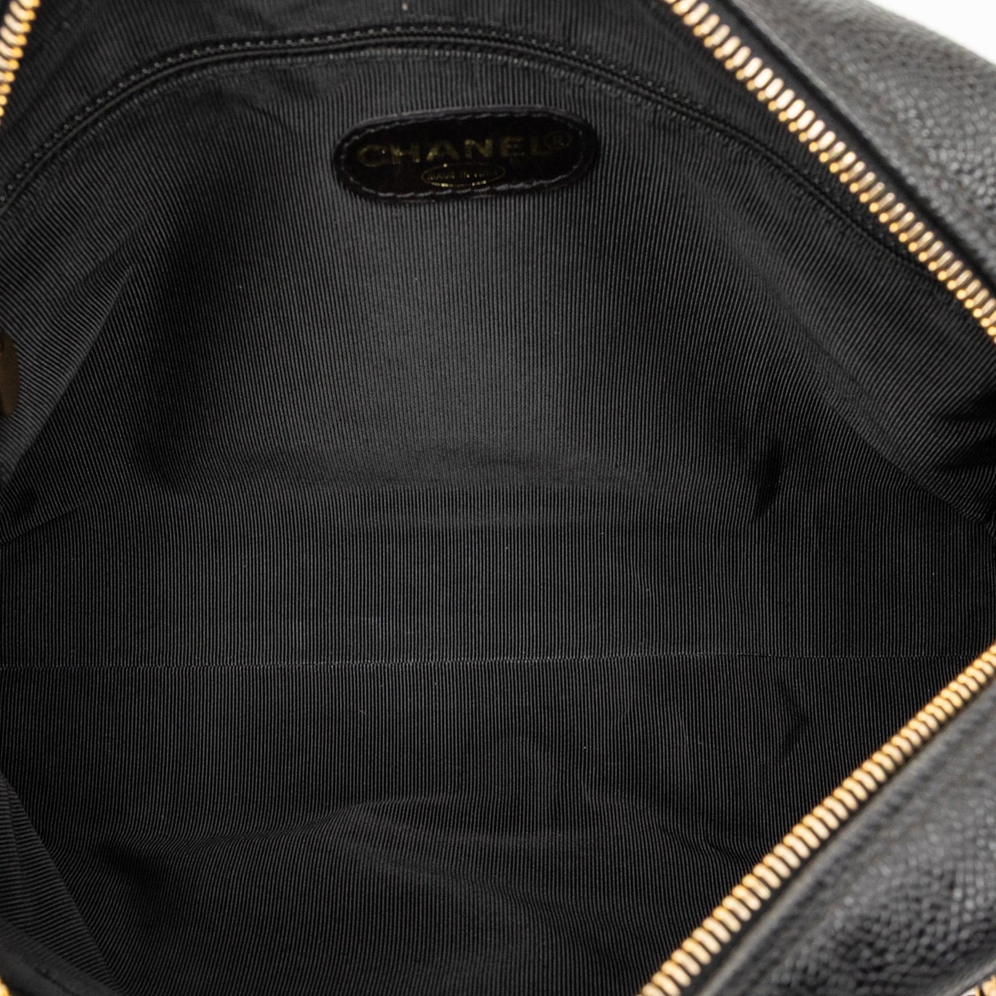 Chanel Triple CC Caviar Zip Tote