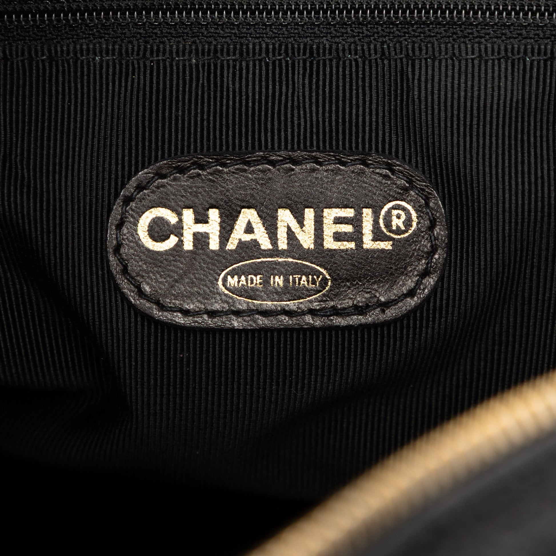 Chanel Triple CC Caviar Zip Tote