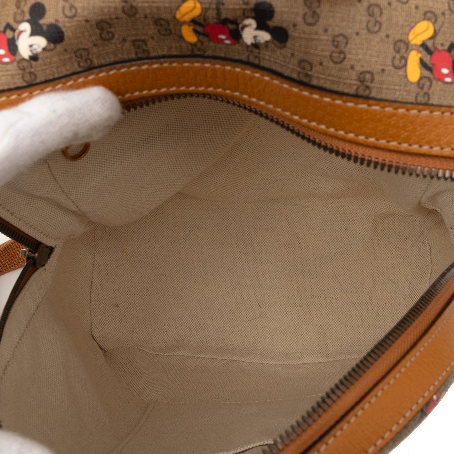 Gucci Disney Small Micro GG Supreme Mickey Mouse Dome Backpack