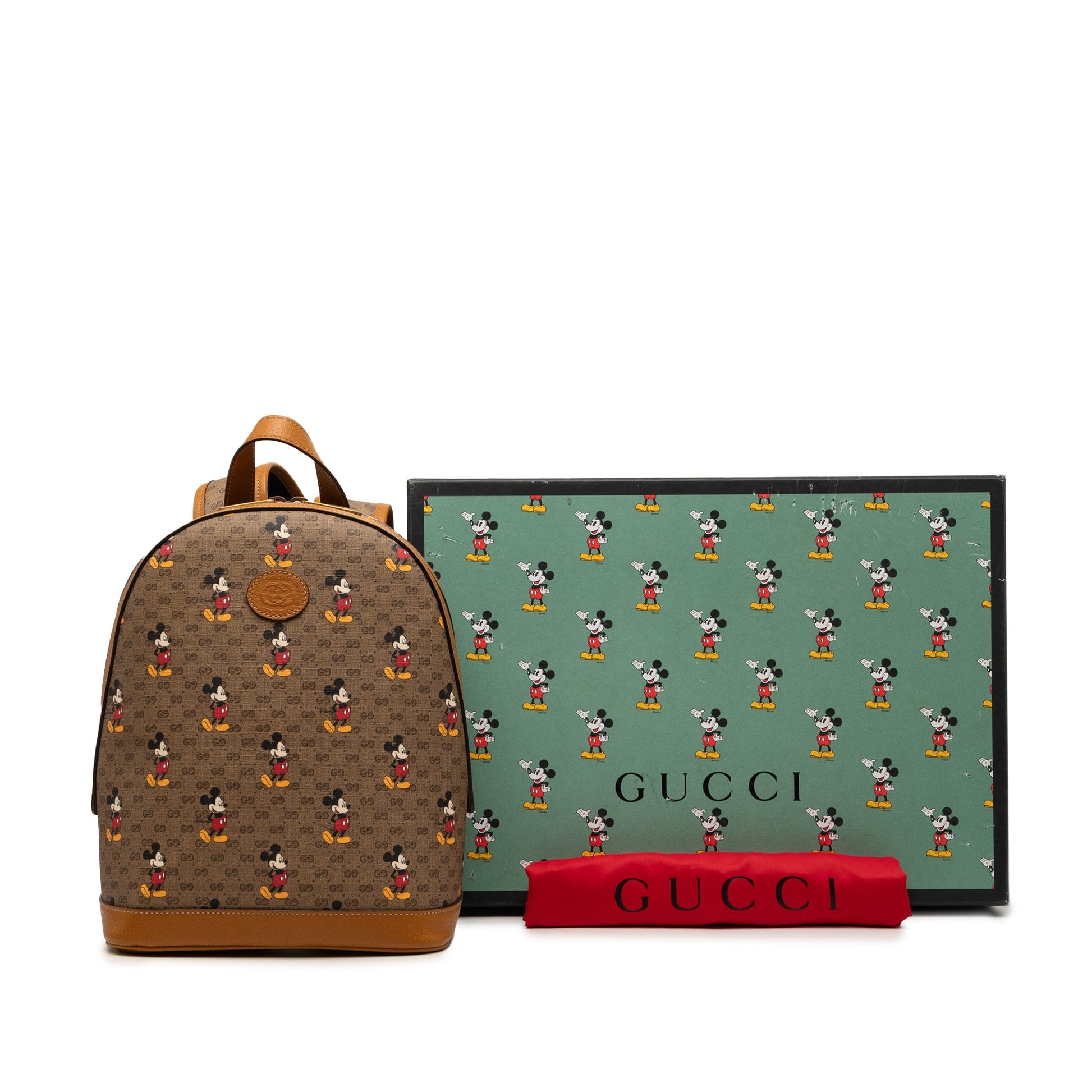 Gucci Disney Small Micro GG Supreme Mickey Mouse Dome Backpack
