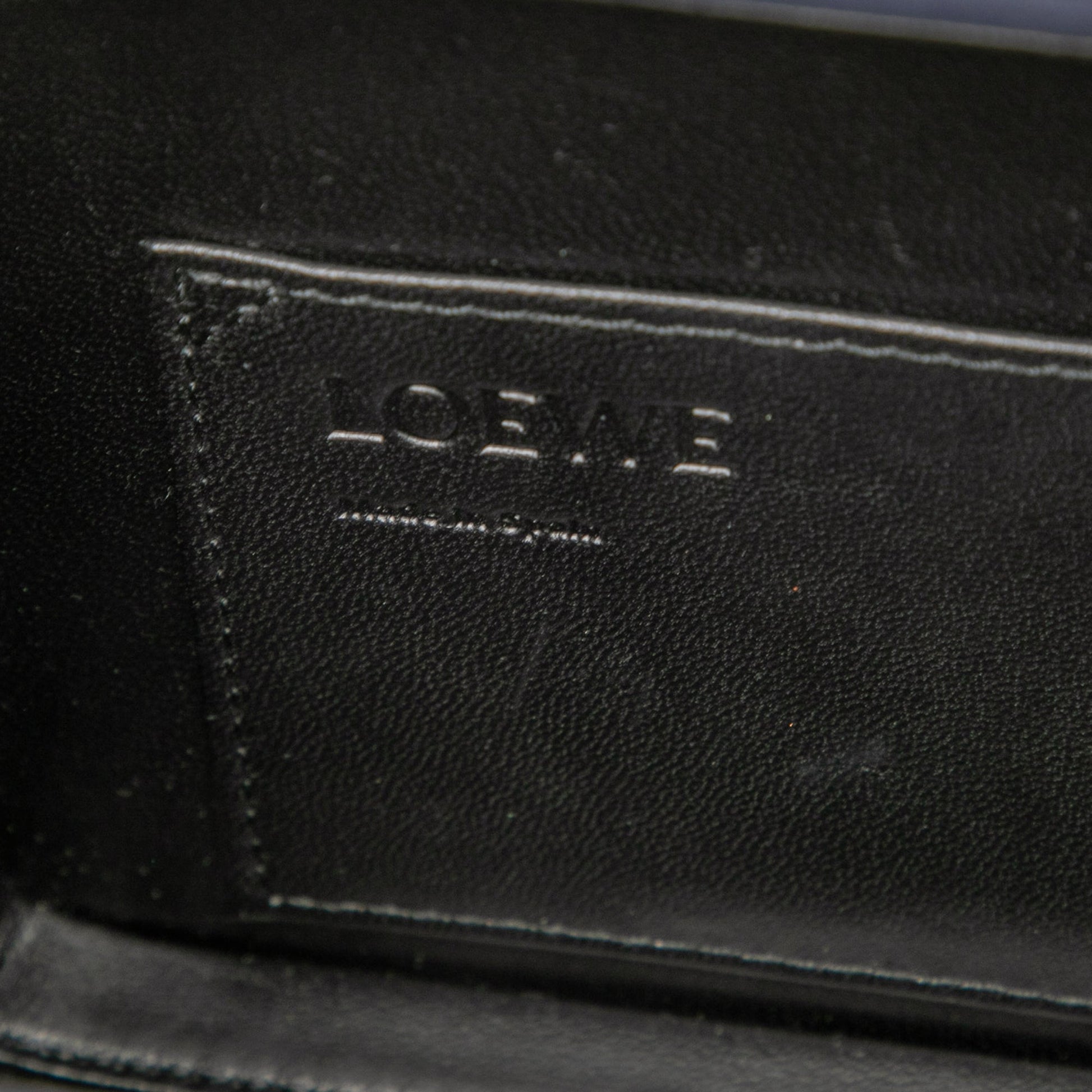 LOEWE Small Leather London Postal Top Handle Bag
