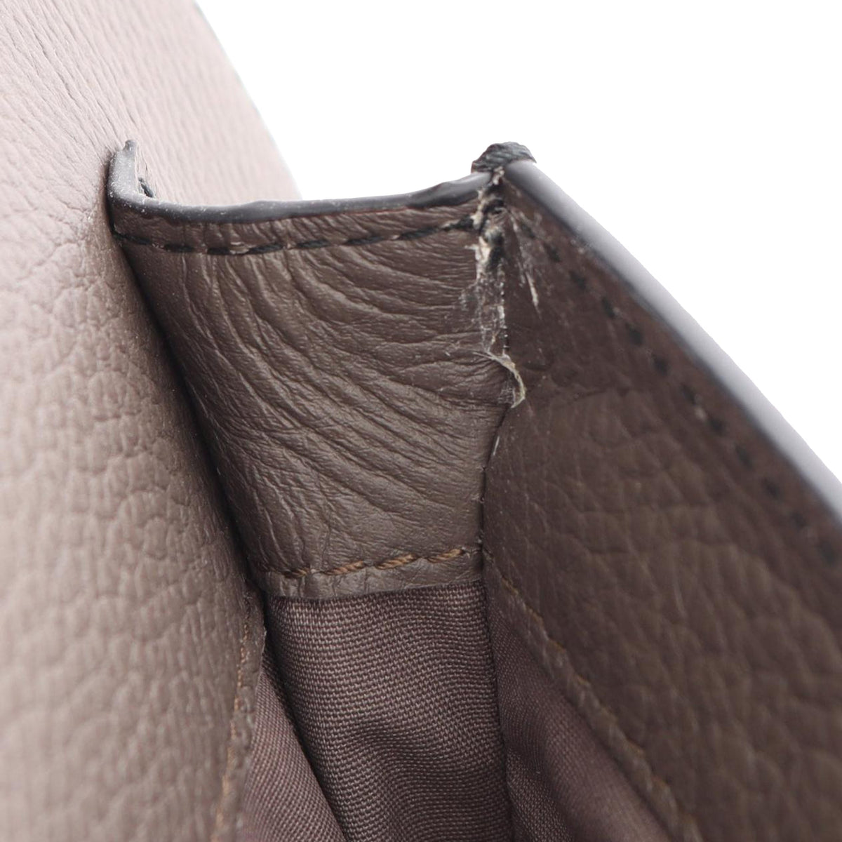 Bottega Veneta Leather Briefcase — Gray
