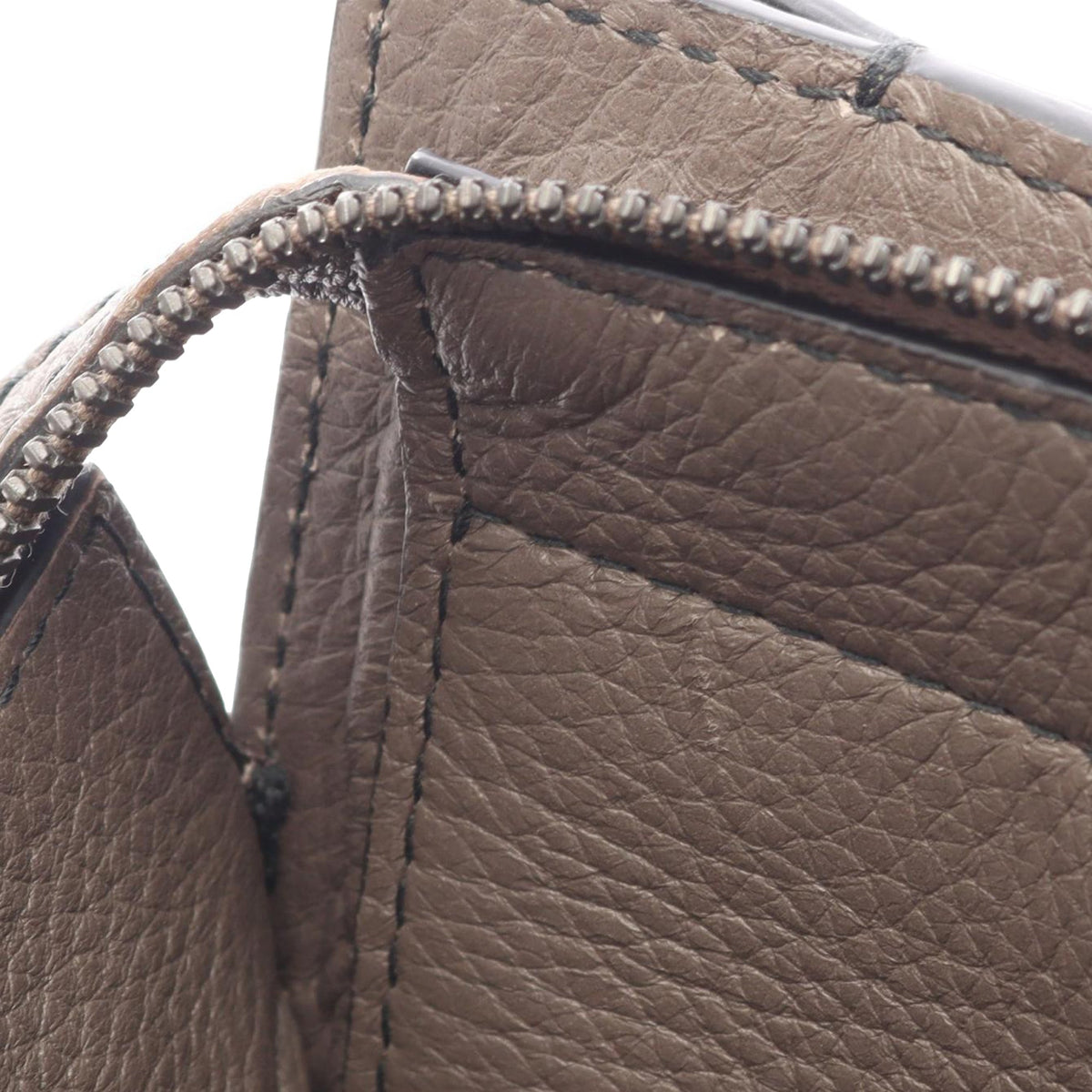 Bottega Veneta Leather Briefcase — Gray