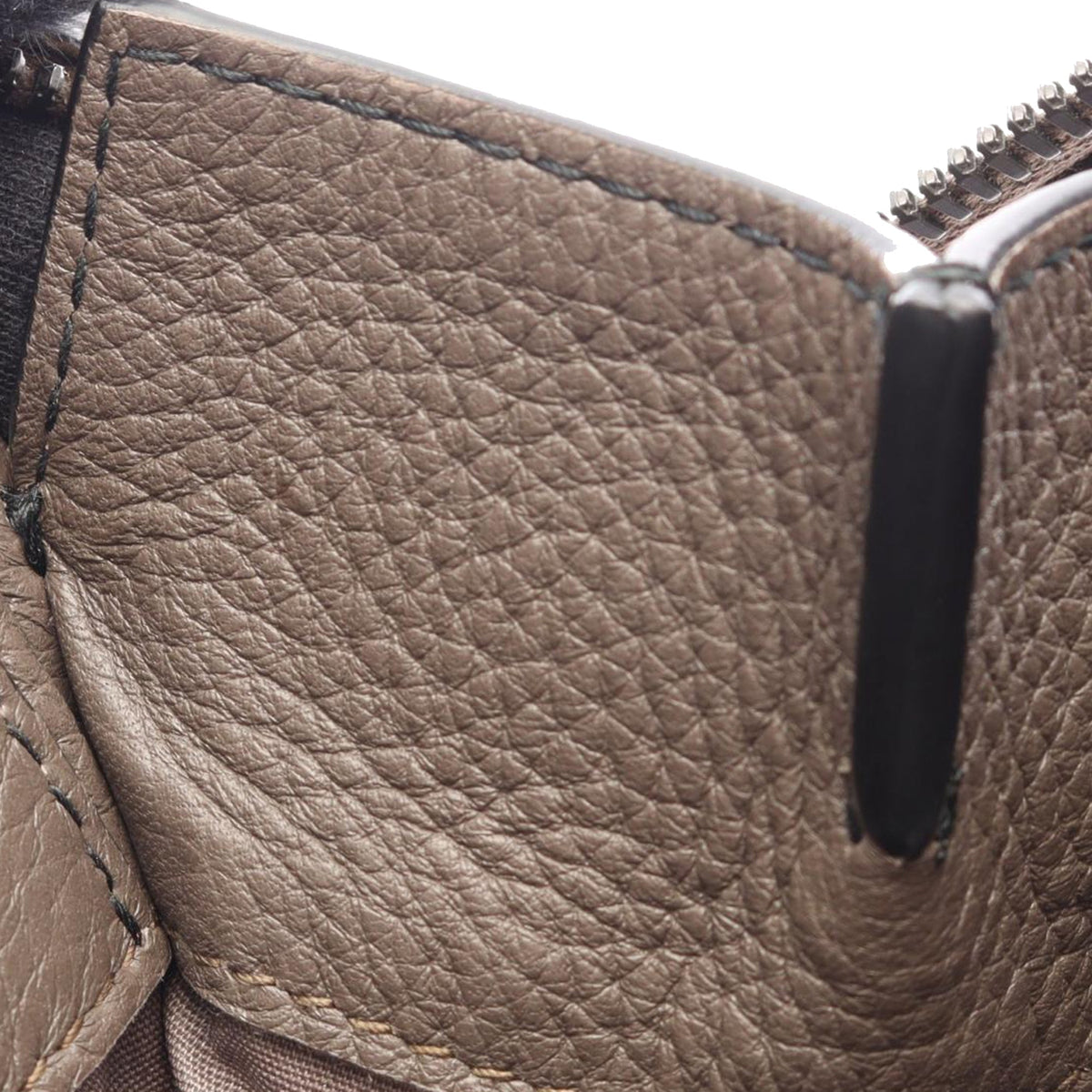 Bottega Veneta Leather Briefcase — Gray