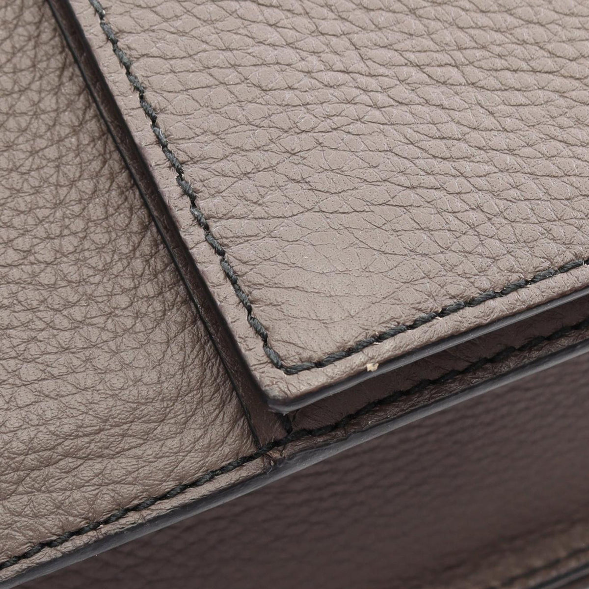 Bottega Veneta Leather Briefcase — Gray