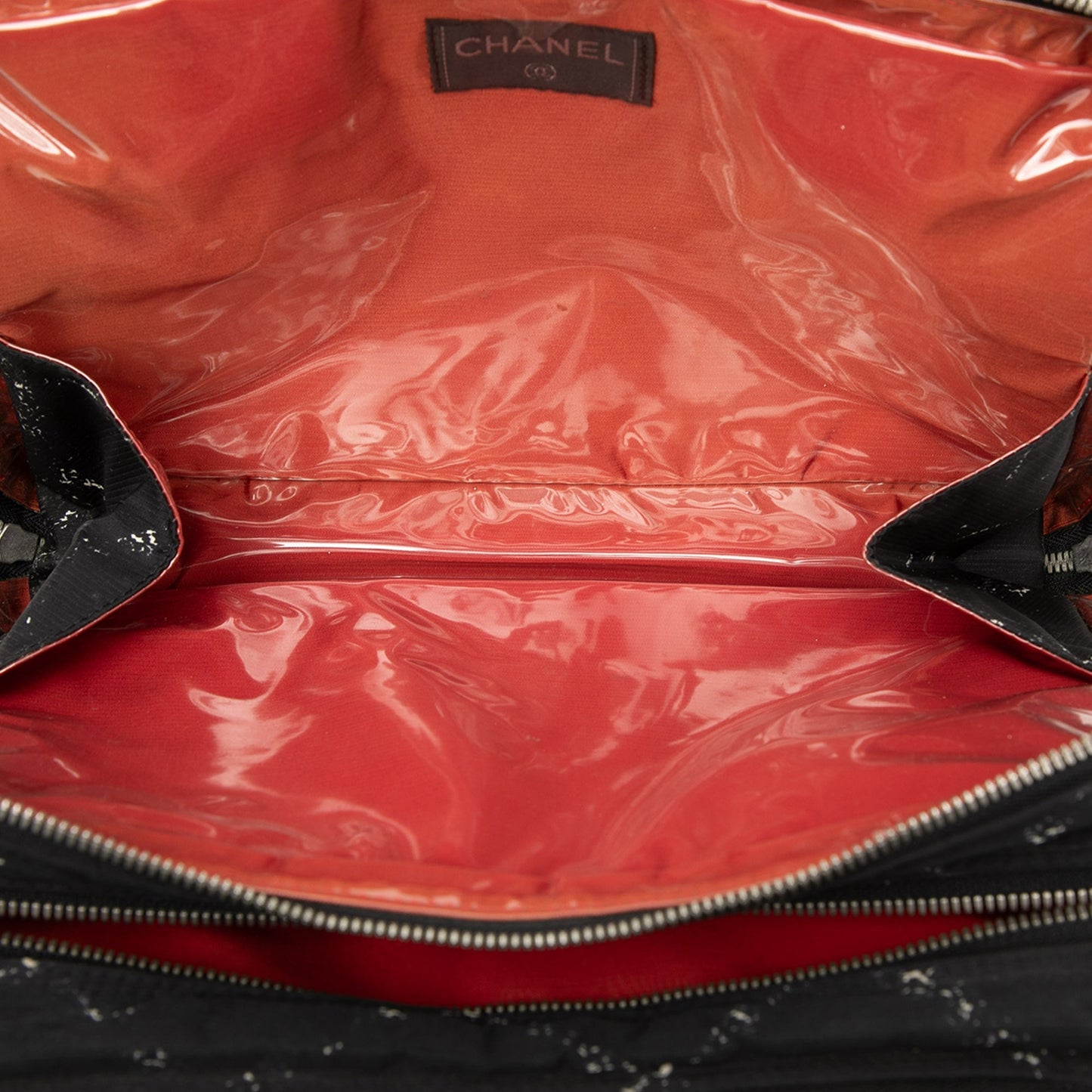 Chanel Old Travel Line Nylon Handbag