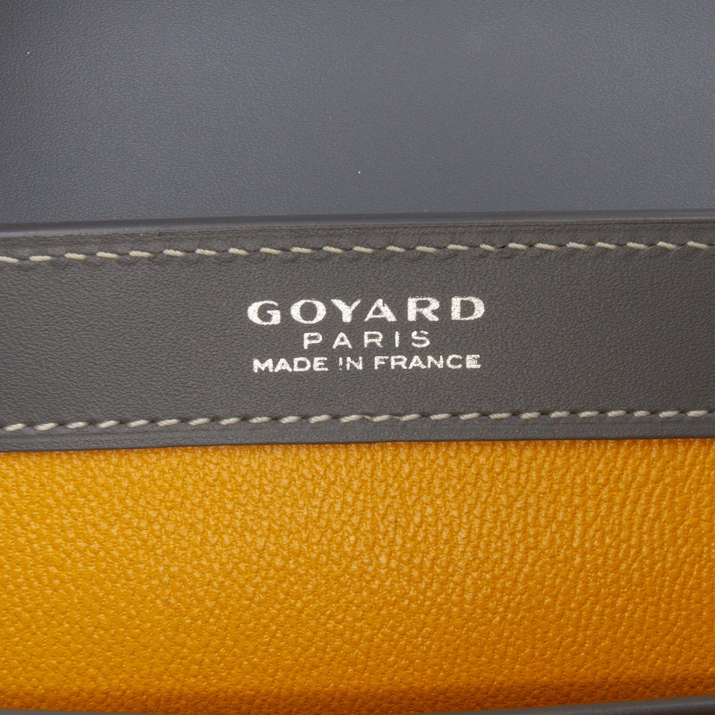 Goyard Leather Saigon Structured MM