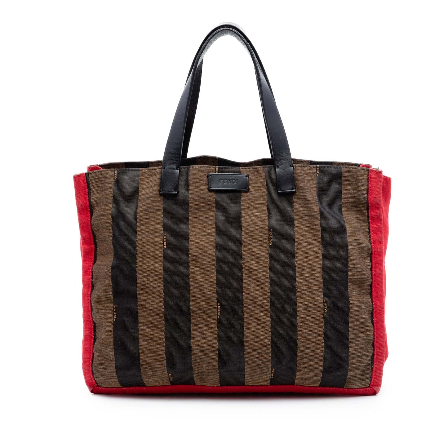 Fendi Pequin Canvas Simply Shopping Tote