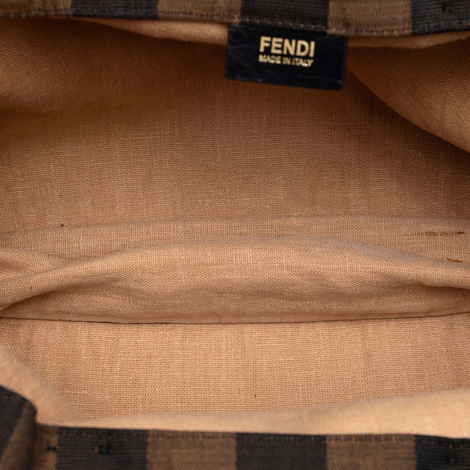 Fendi Pequin Canvas Simply Shopping Tote
